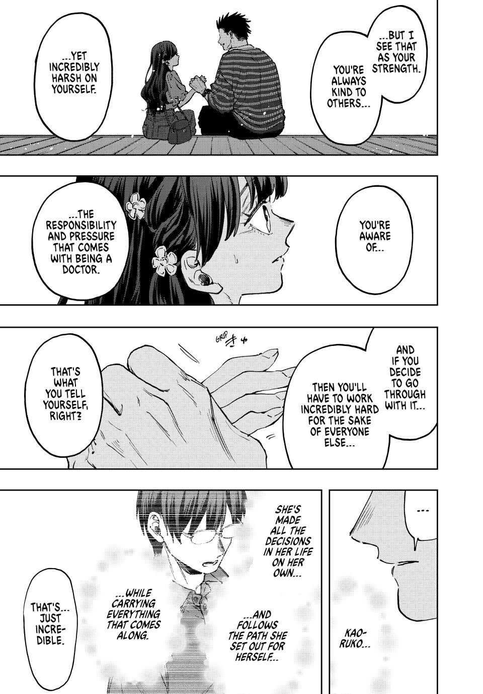 Kaoru Hana wa Rin to Saku Chapter 130 page 7 - Chapter 130: Boyfriend
