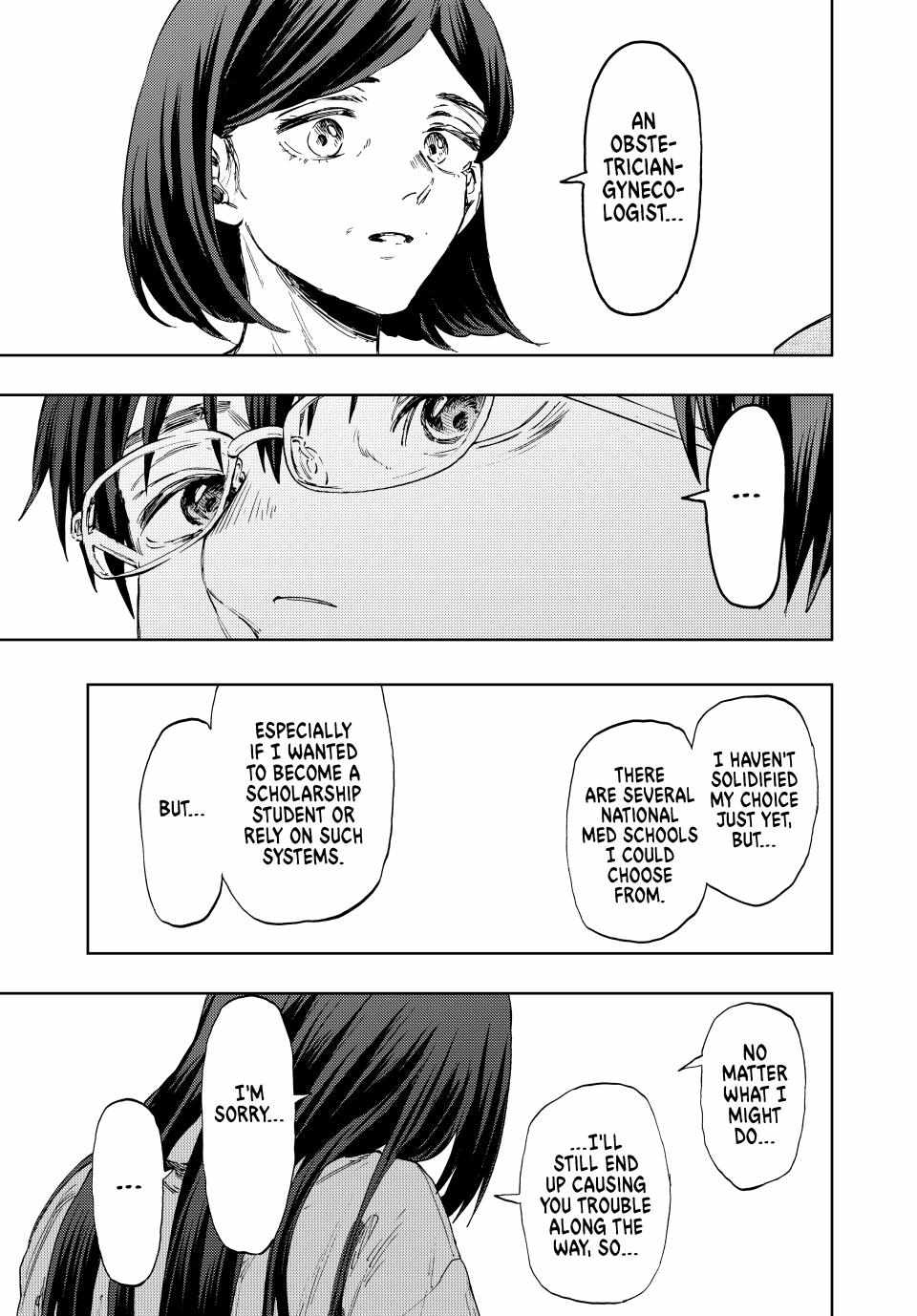 Kaoru Hana wa Rin to Saku Chapter 131 page 11 - Chapter 131: Obstetrician Gynecologist
