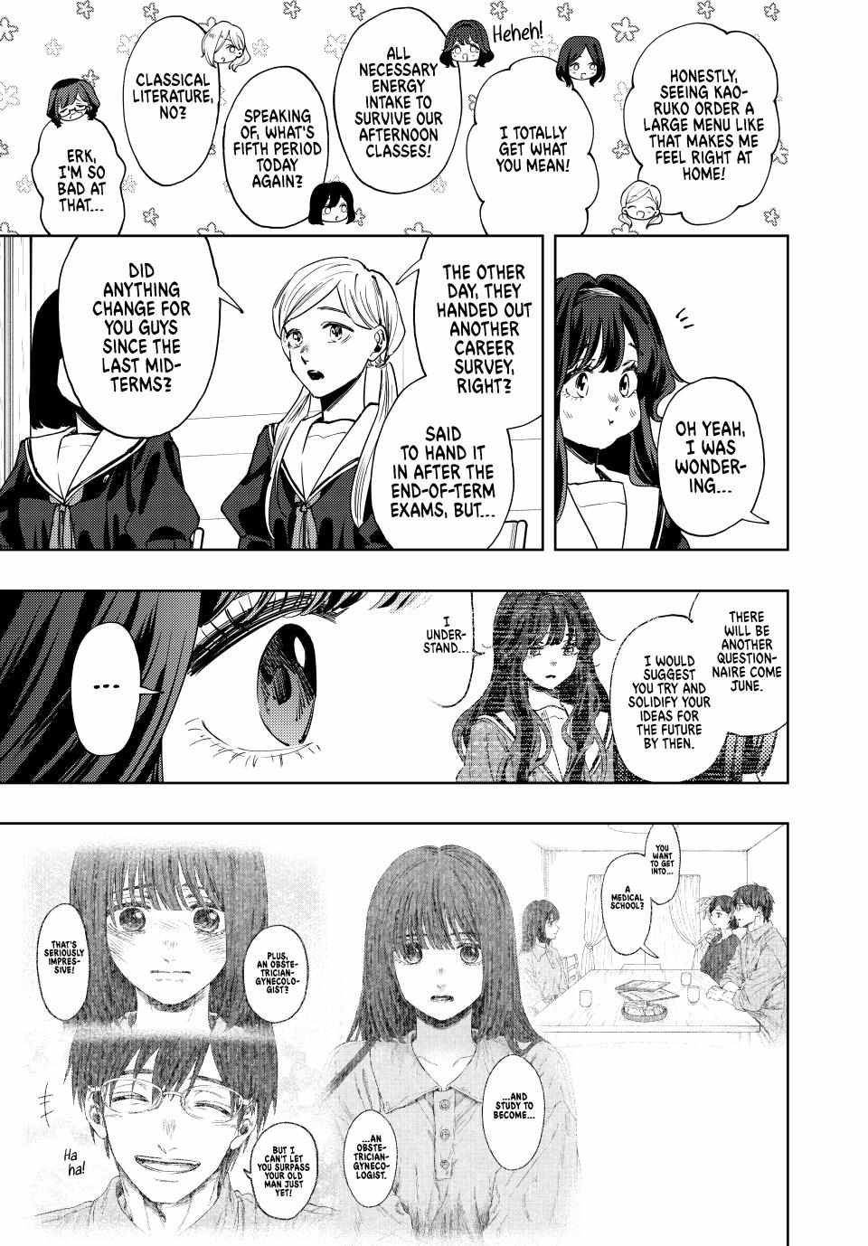 Kaoru Hana wa Rin to Saku Chapter 132 page 3 - Chapter 132: Their Own Paths