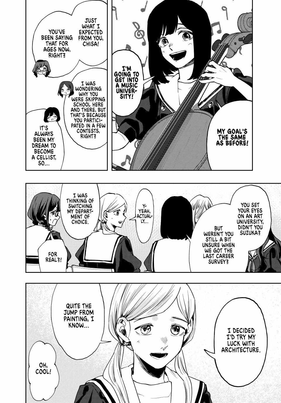 Kaoru Hana wa Rin to Saku Chapter 132 page 4 - Chapter 132: Their Own Paths