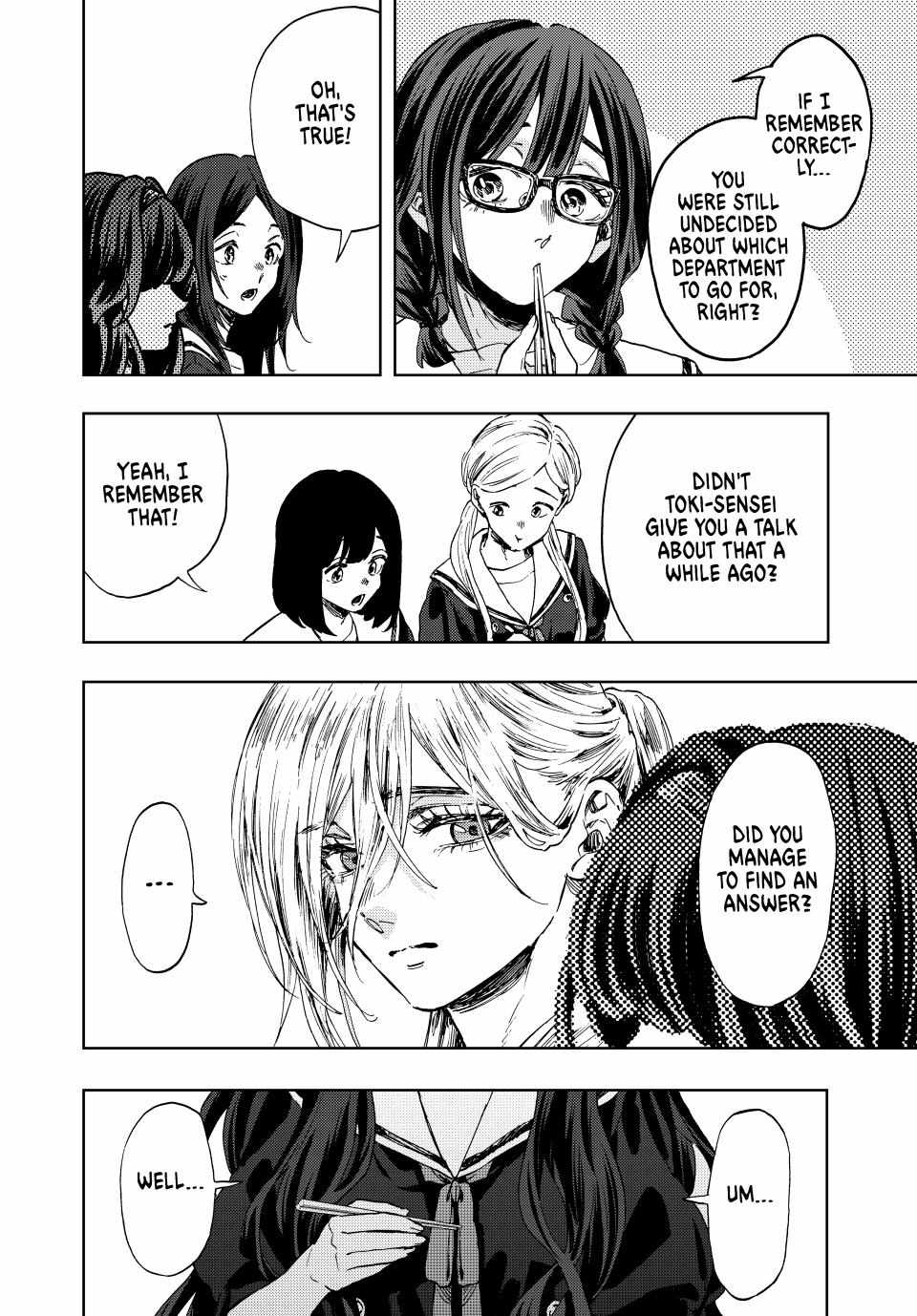 Kaoru Hana wa Rin to Saku Chapter 132 page 8 - Chapter 132: Their Own Paths