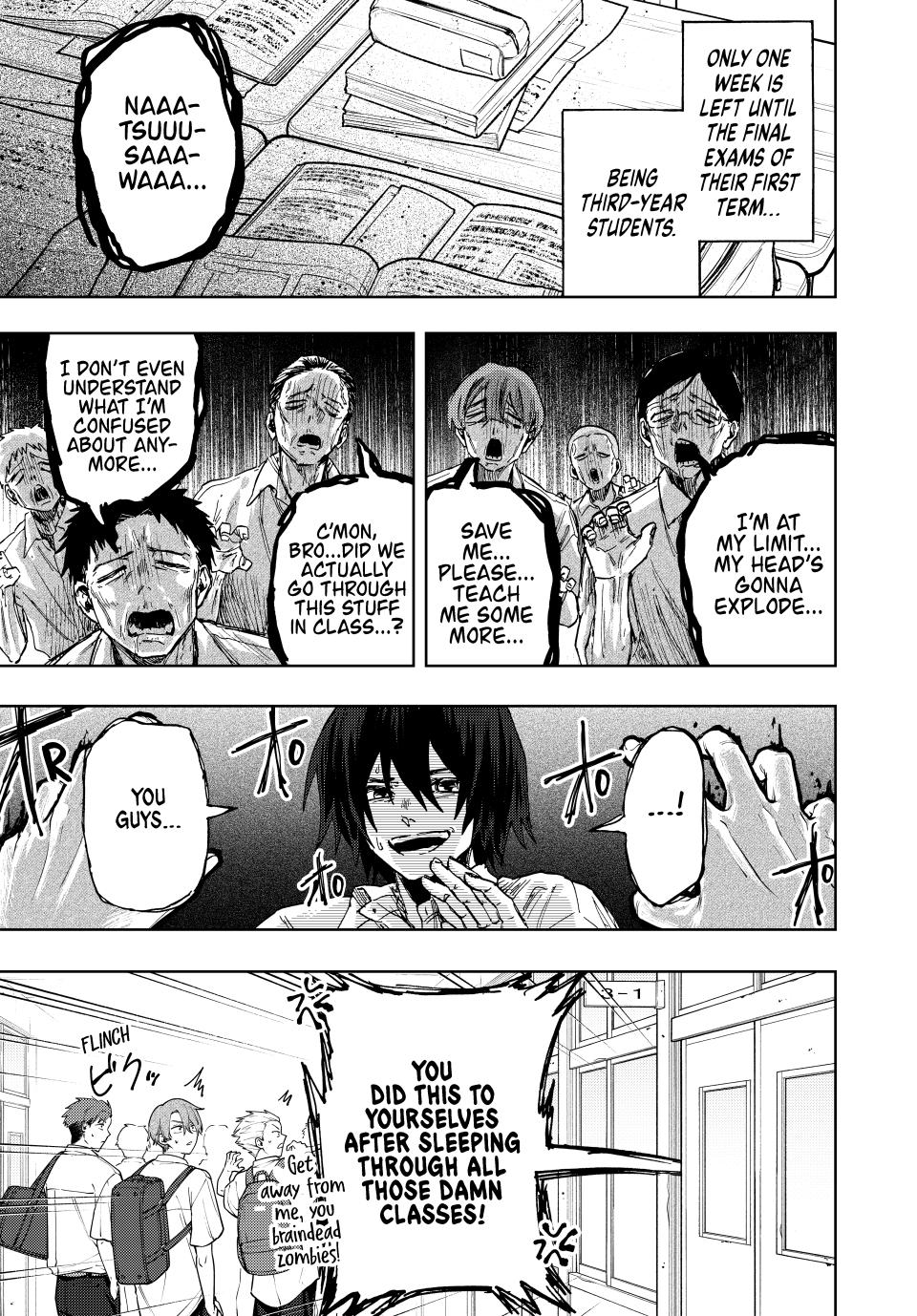 Kaoru Hana wa Rin to Saku Chapter 135 page 1 - Chapter 135: Final Exams of the First Term