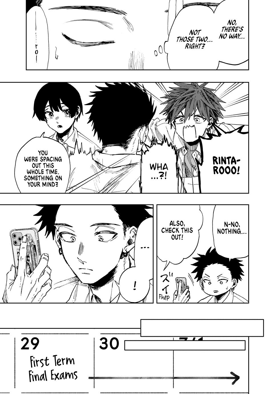 Kaoru Hana wa Rin to Saku Chapter 135 page 17 - Chapter 135: Final Exams of the First Term
