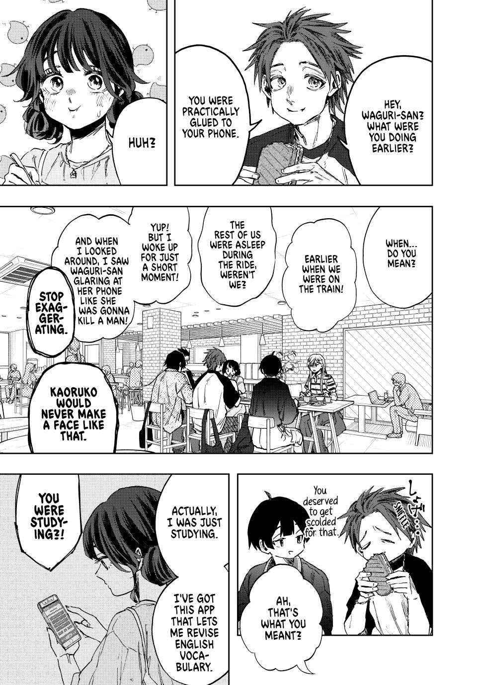 Kaoru Hana wa Rin to Saku Chapter 136 page 13 - Chapter 136: A Day at the Zoo