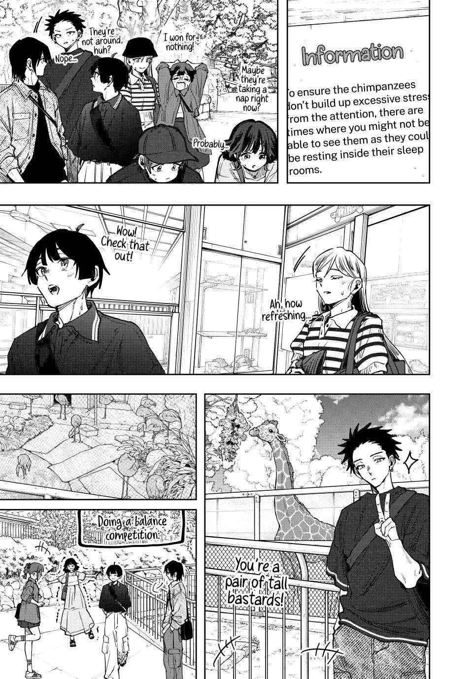 Kaoru Hana wa Rin to Saku Chapter 136 page 7 - Chapter 136: A Day at the Zoo