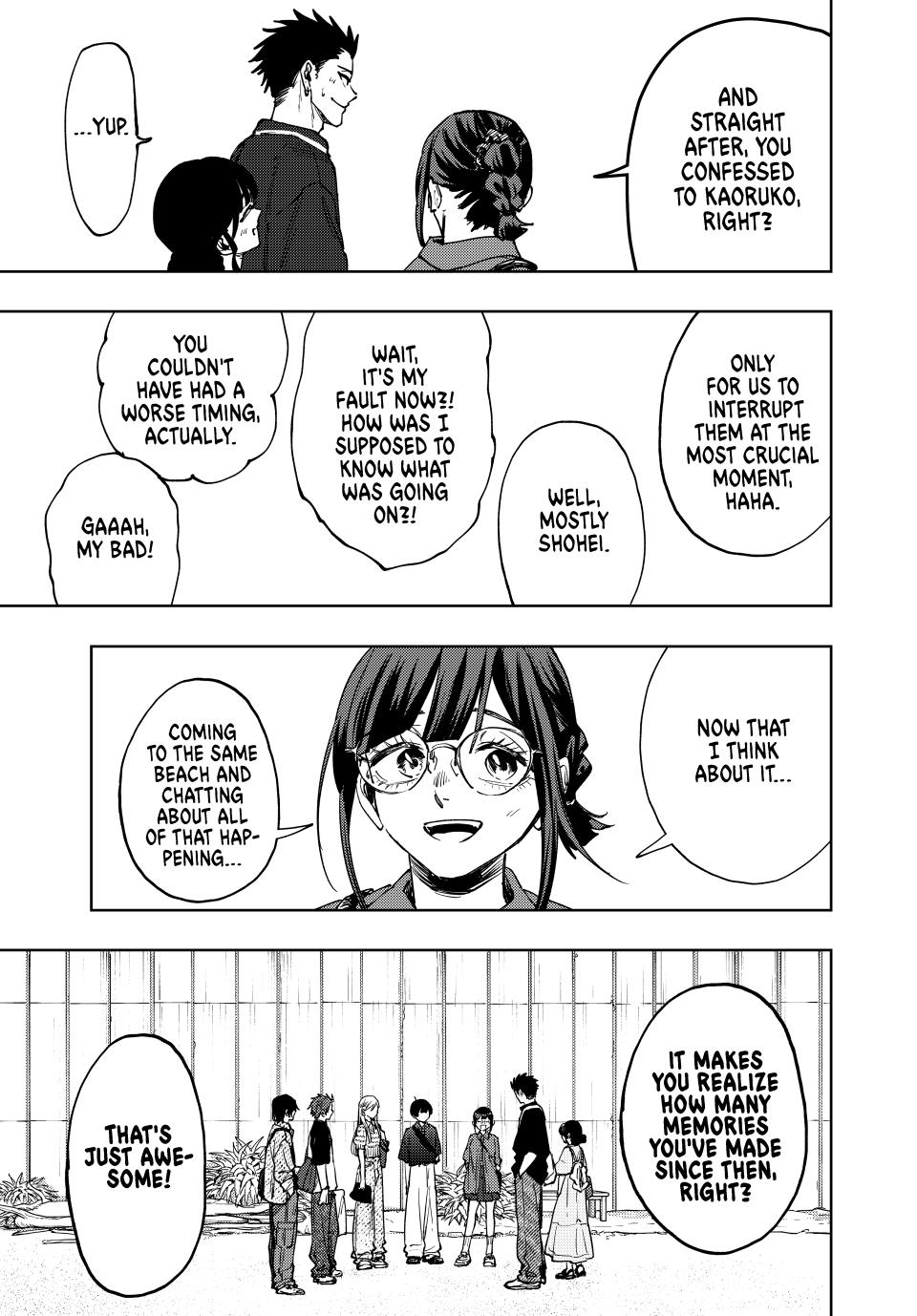 Kaoru Hana wa Rin to Saku Chapter 137 page 5 - Chapter 137: Back at That Beach