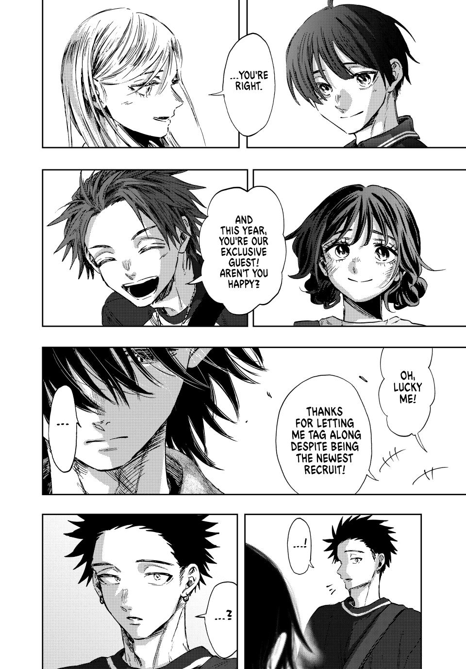 Kaoru Hana wa Rin to Saku Chapter 137 page 6 - Chapter 137: Back at That Beach