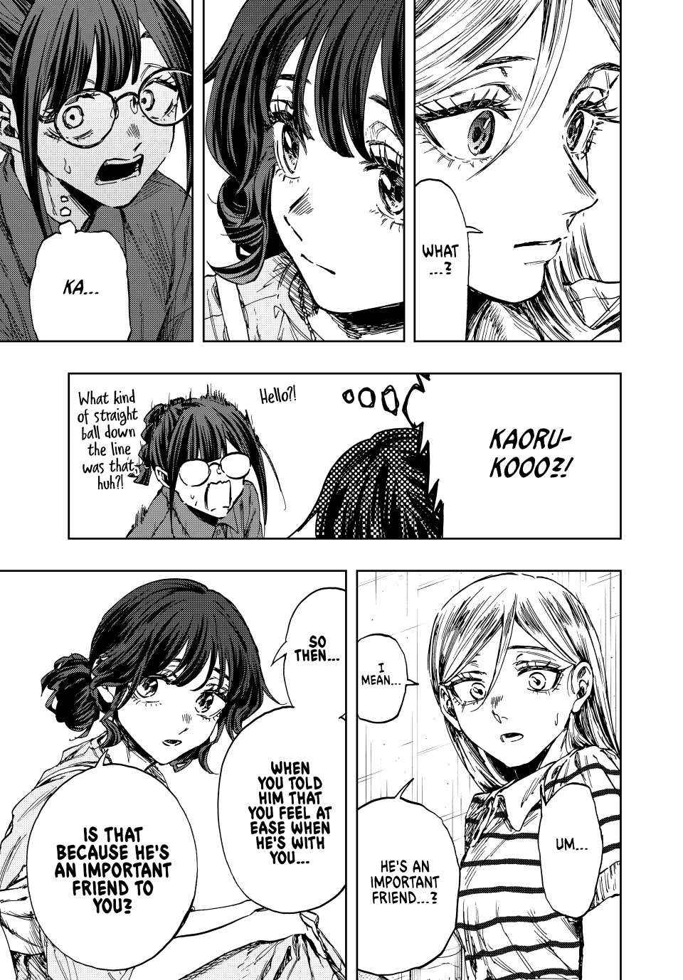 Kaoru Hana wa Rin to Saku Chapter 138 page 15 - Chapter 138: Pounding Feelings