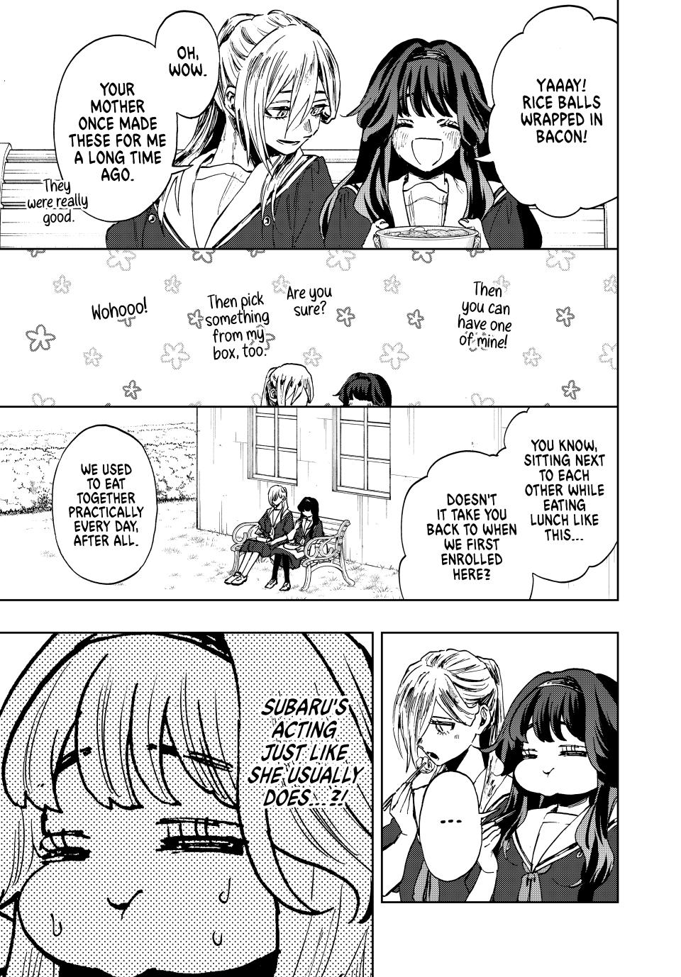 Kaoru Hana wa Rin to Saku Chapter 140 page 11 - Chapter 140: What Even Is Love?
