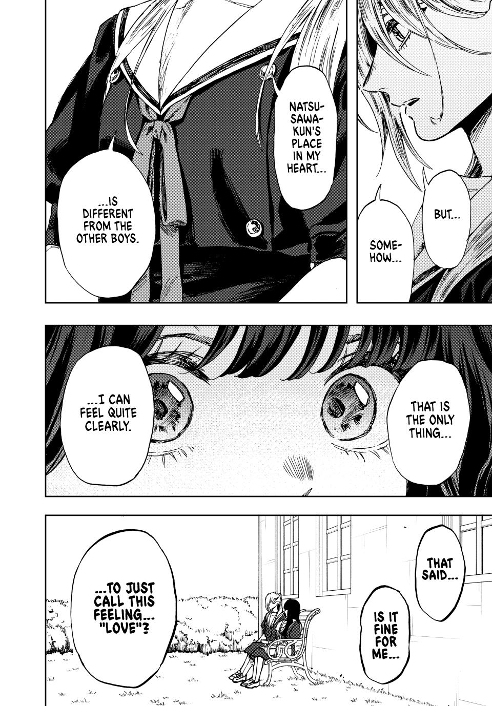 Kaoru Hana wa Rin to Saku Chapter 140 page 14 - Chapter 140: What Even Is Love?