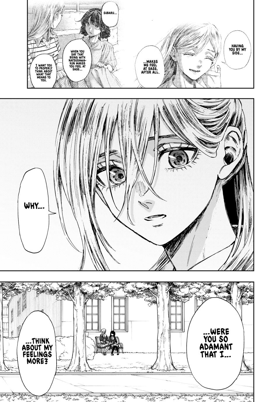 Kaoru Hana wa Rin to Saku Chapter 140 page 23 - Chapter 140: What Even Is Love?