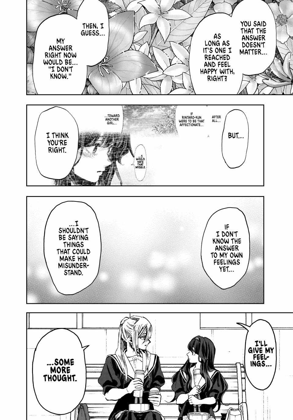Kaoru Hana wa Rin to Saku Chapter 141 page 14 - Chapter 141: Words of Affection