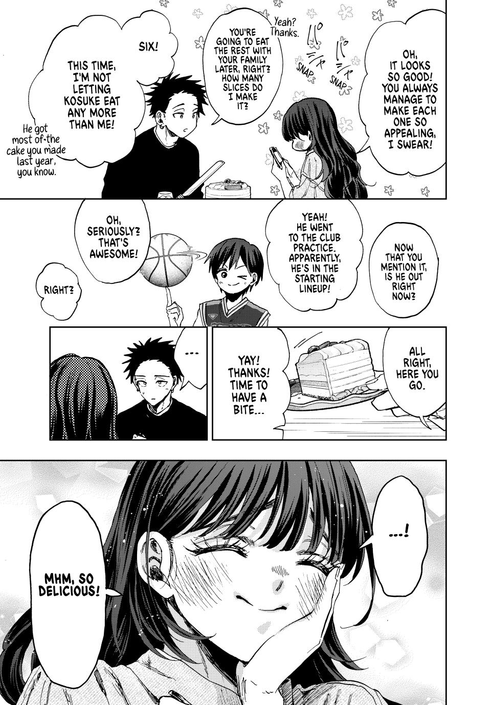 Kaoru Hana wa Rin to Saku Chapter 142 page 13 - Chapter 142: Visiting Kaoruko's Room