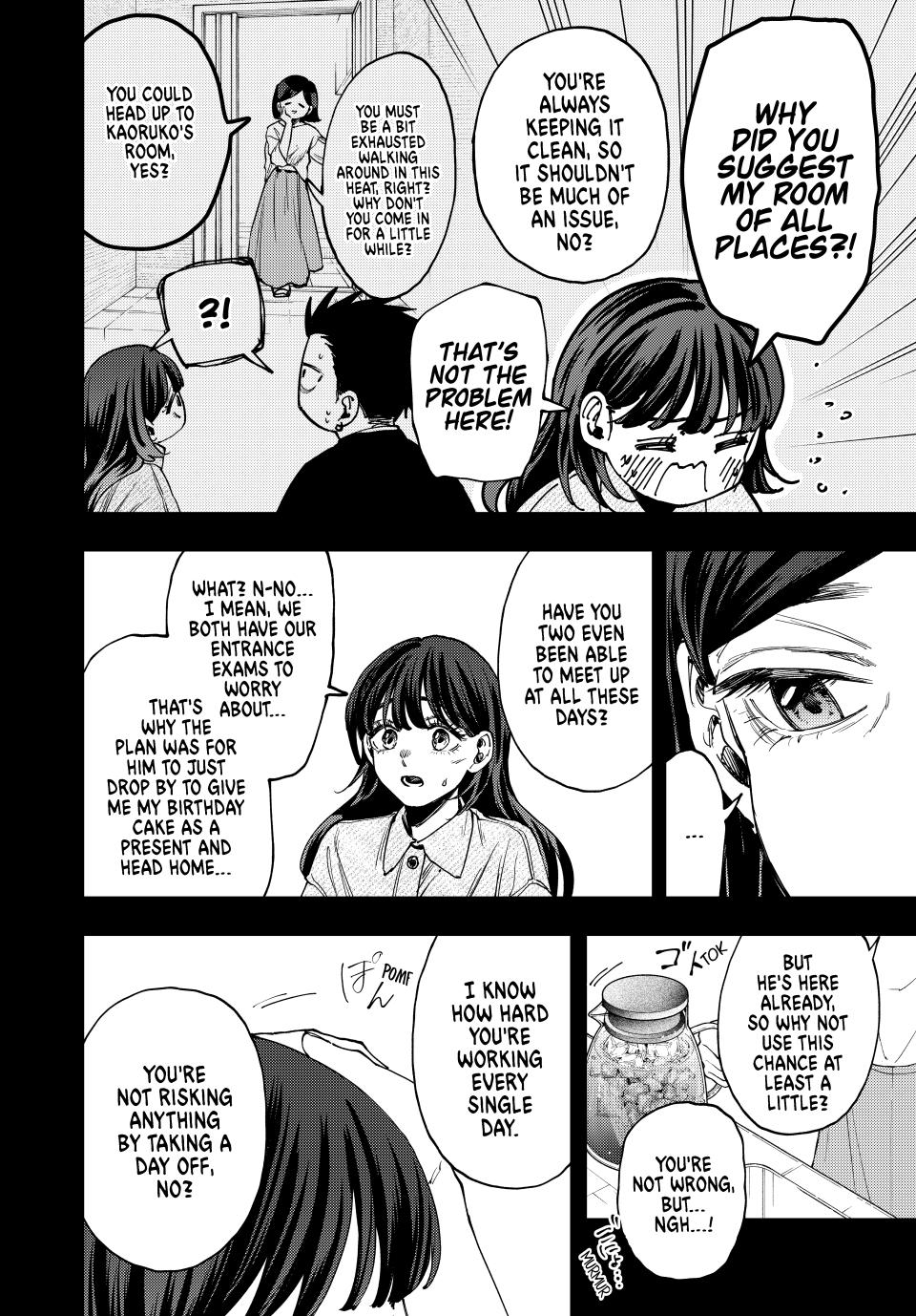 Kaoru Hana wa Rin to Saku Chapter 142 page 4 - Chapter 142: Visiting Kaoruko's Room