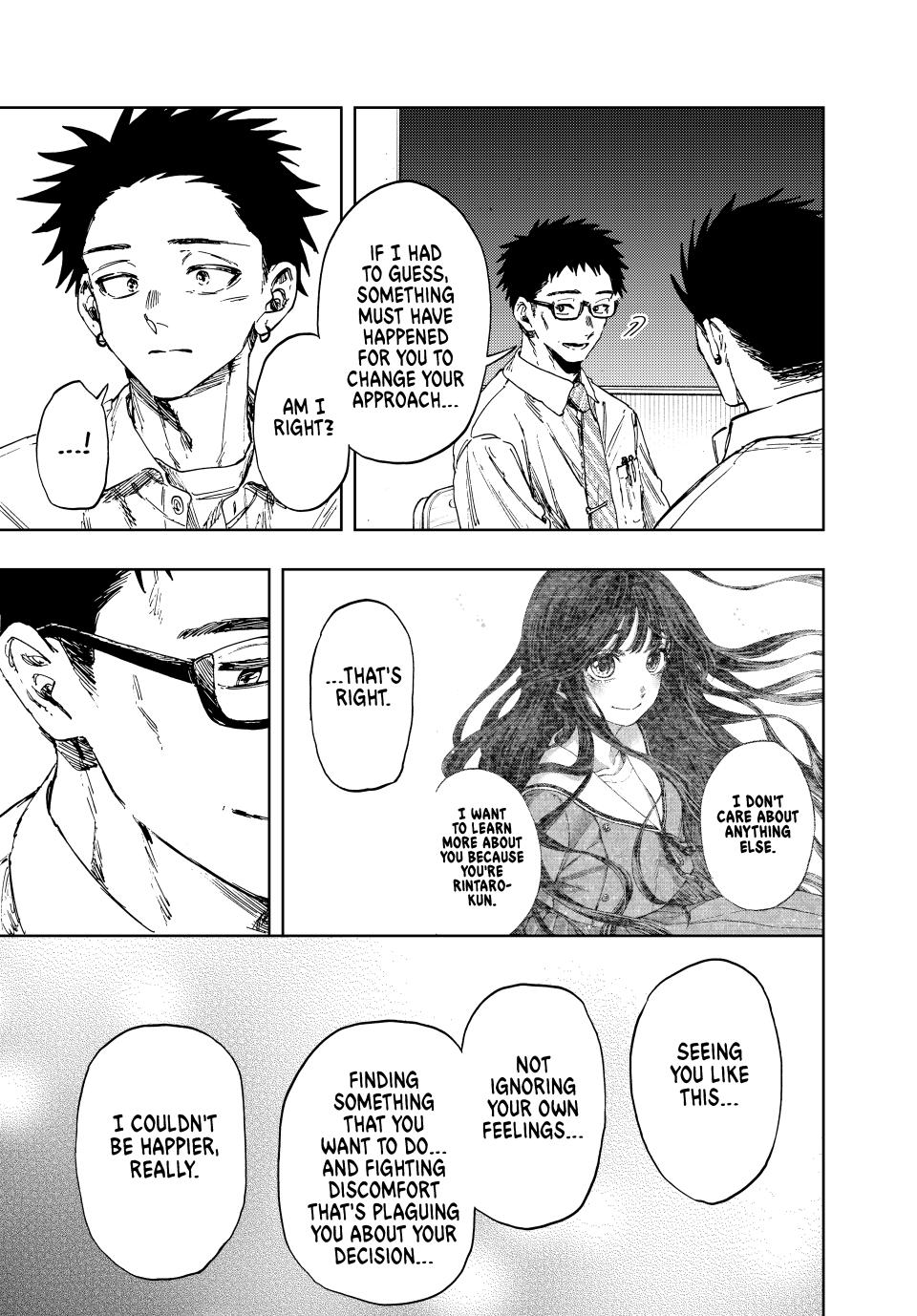 Kaoru Hana wa Rin to Saku Chapter 143 page 13 - Chapter 143: Parent-Teacher Meeting