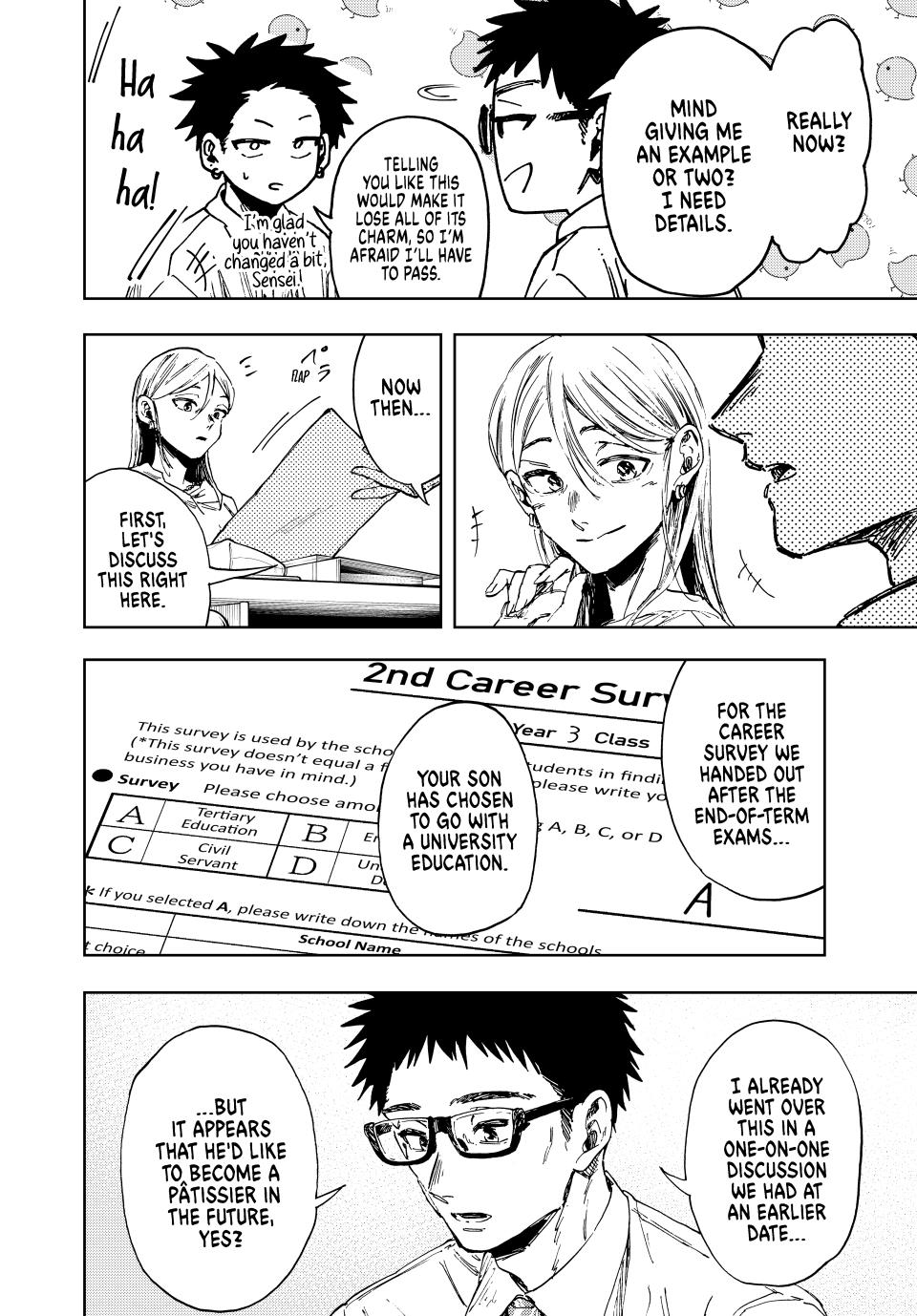 Kaoru Hana wa Rin to Saku Chapter 143 page 4 - Chapter 143: Parent-Teacher Meeting
