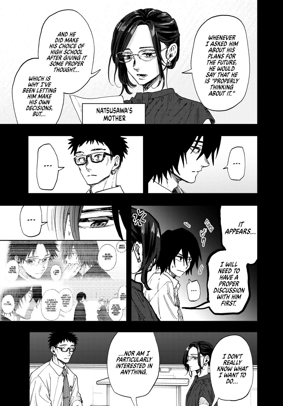 Kaoru Hana wa Rin to Saku Chapter 147 page 7 - Chapter 147: Natsusawa’s Path