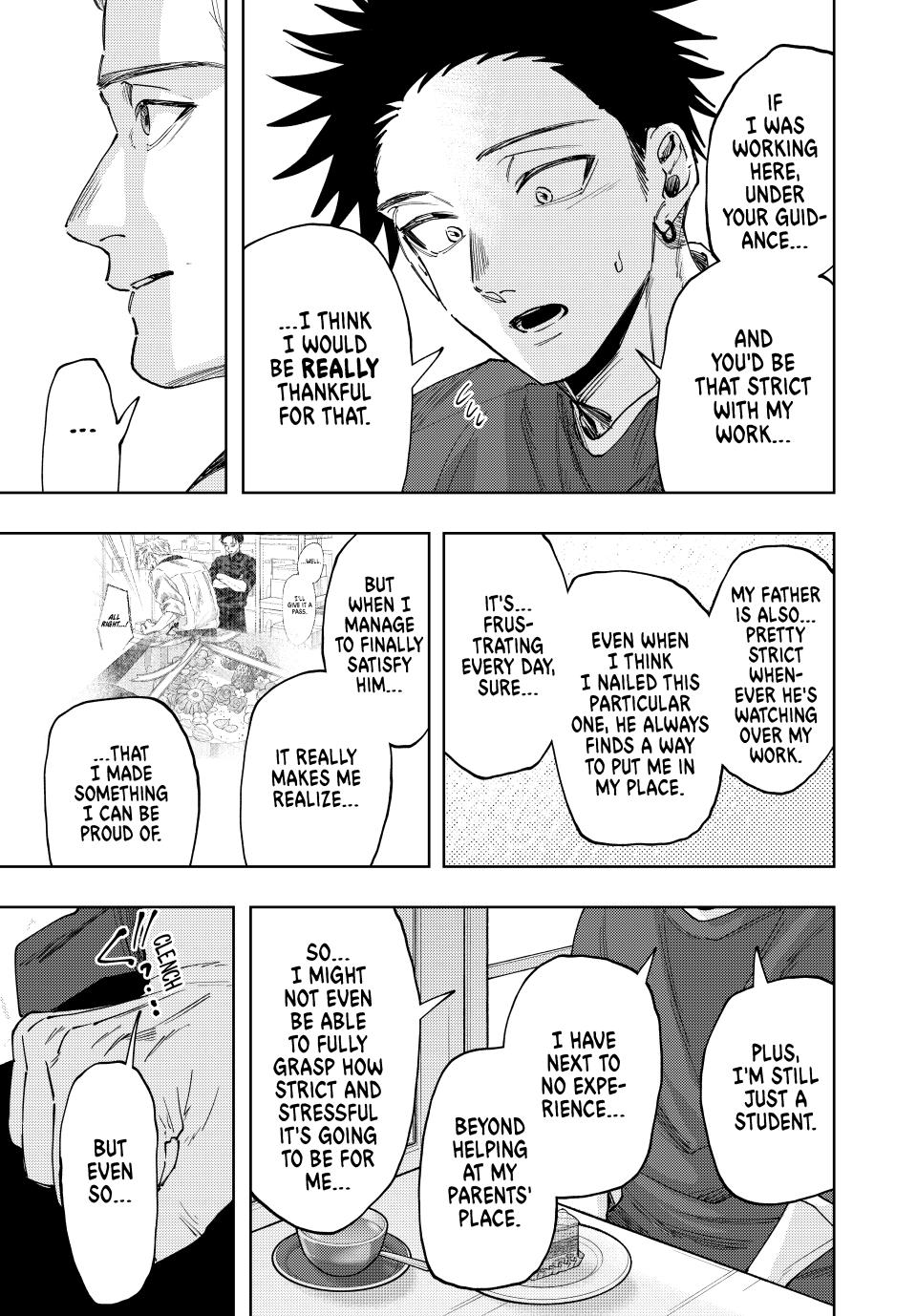 Kaoru Hana wa Rin to Saku Chapter 149 page 13 - Chapter 149: Job Interview