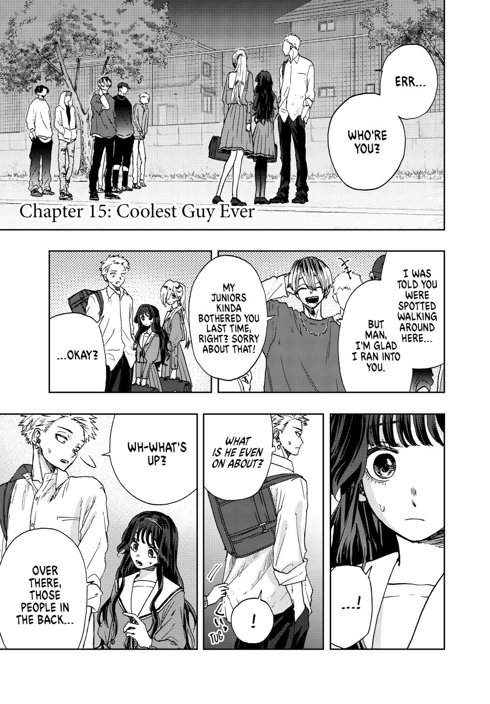 Kaoru Hana wa Rin to Saku Chapter 15 page 1 - Chapter 15: Coolest Guy Ever