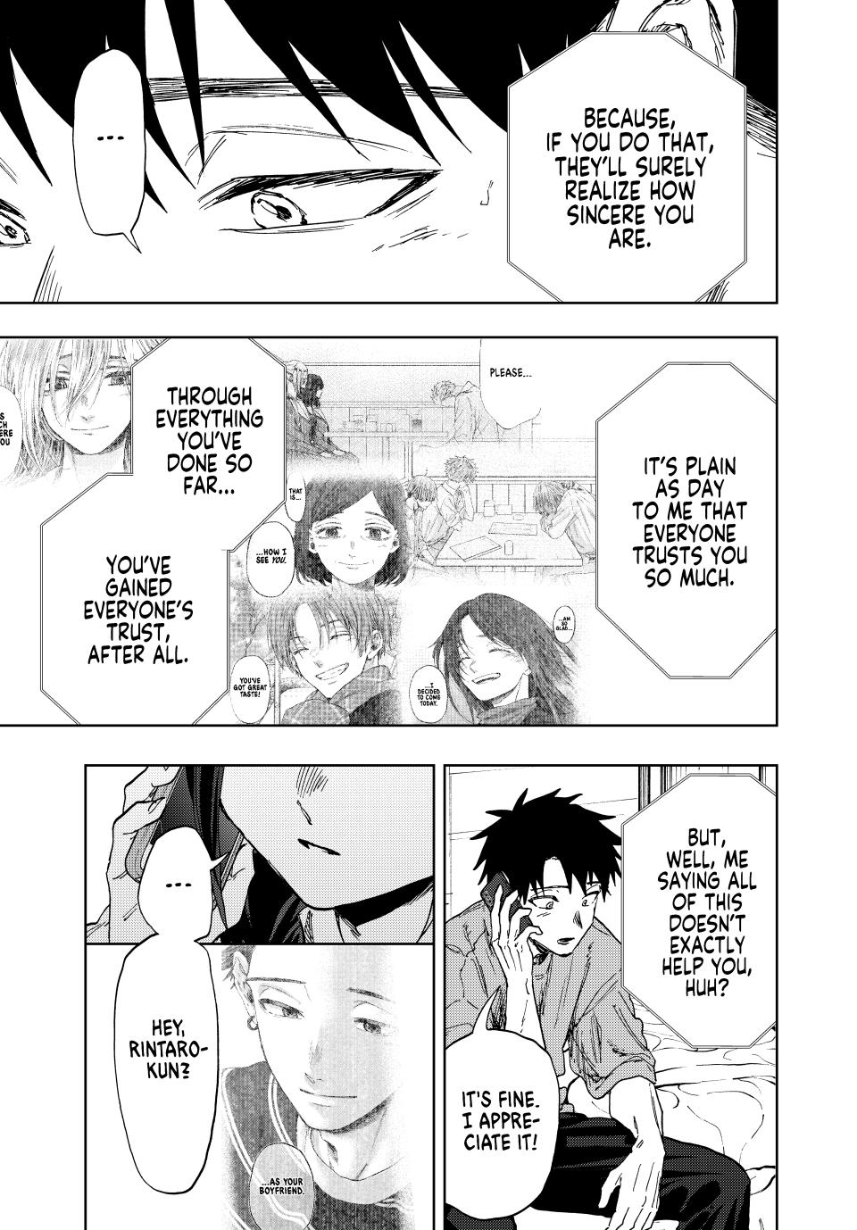 Kaoru Hana wa Rin to Saku Chapter 150 page 13 - Chapter 150: Girlfriend