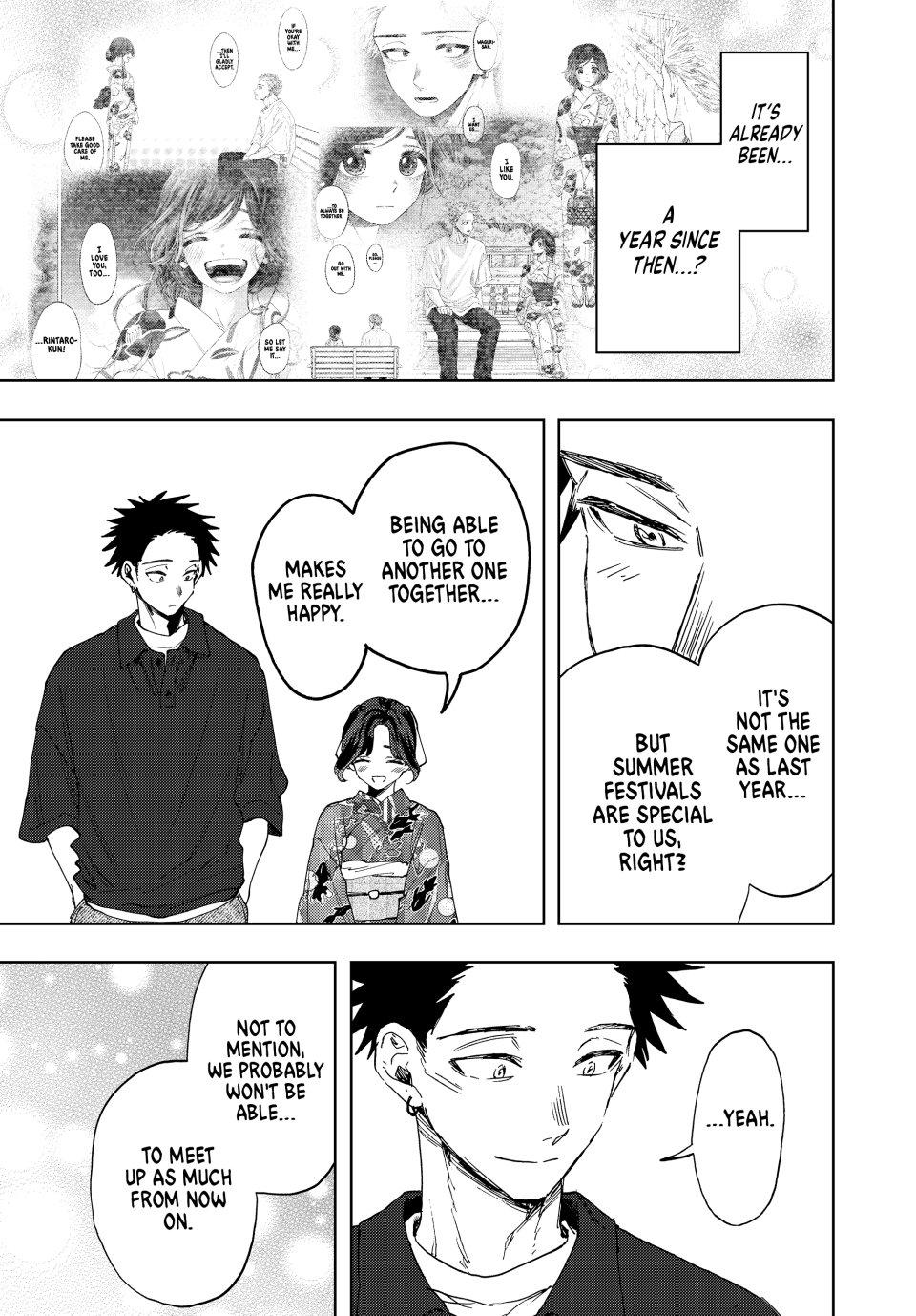 Kaoru Hana wa Rin to Saku Chapter 157 page 9 - Chapter 157: This Year's Summer Festival