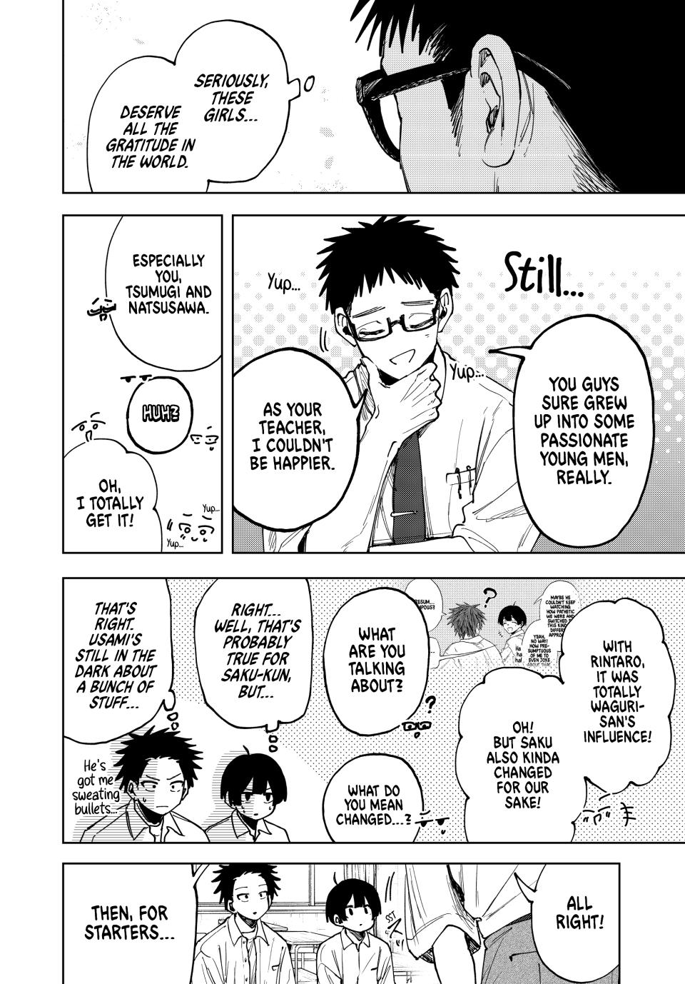 Kaoru Hana wa Rin to Saku Chapter 164 page 16 - Chapter 164: Tsukada-sensei