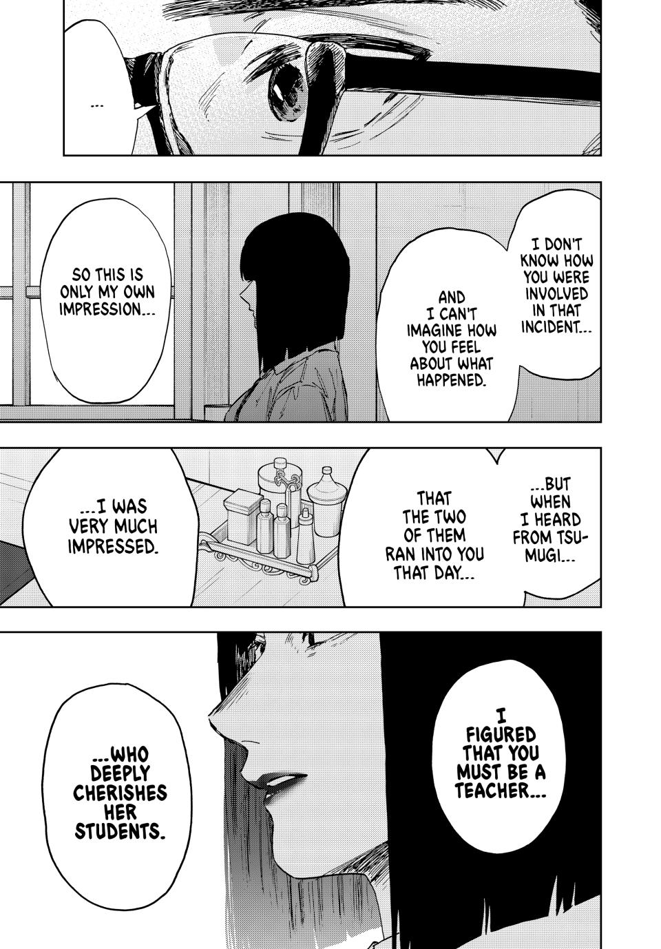 Kaoru Hana wa Rin to Saku Chapter 166 page 13 - Chapter 166: As a Fellow Teacher