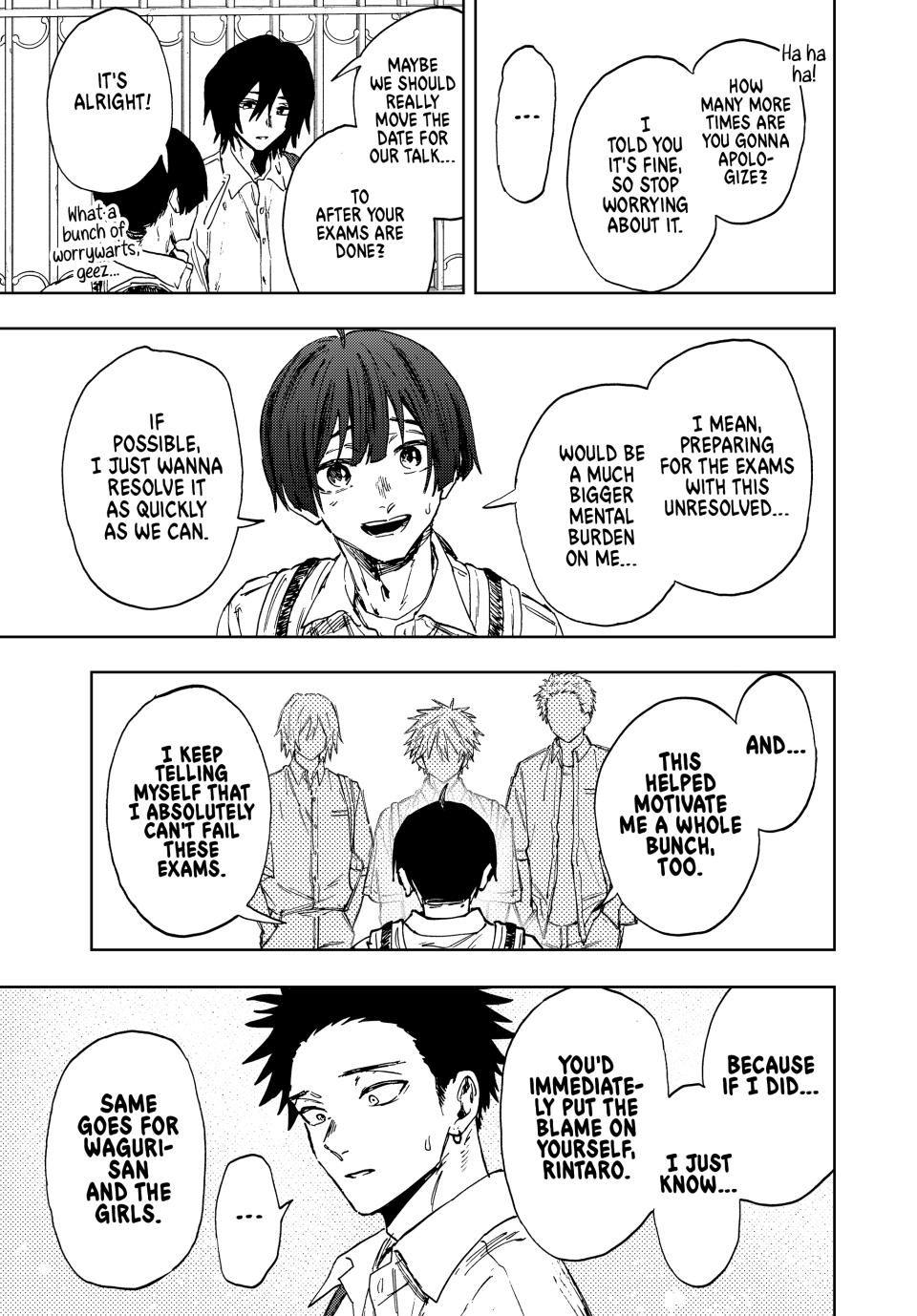 Kaoru Hana wa Rin to Saku Chapter 168 page 15 - Chapter 168: Be Yourselves