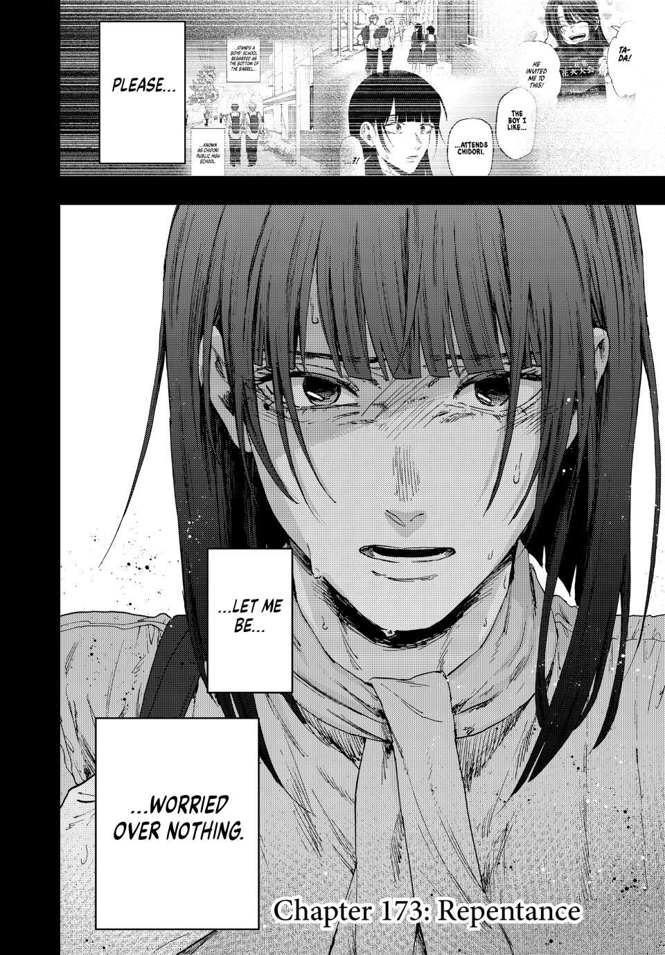 Kaoru Hana wa Rin to Saku Chapter 173 page 2 - Chapter 173: Repentance