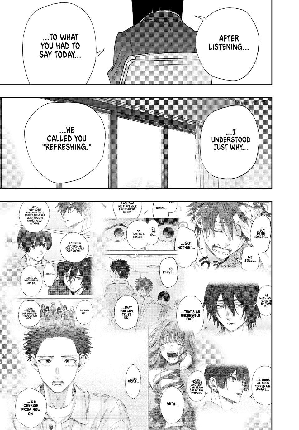 Kaoru Hana wa Rin to Saku Chapter 174 page 9 - Chapter 174: Trust and Determination