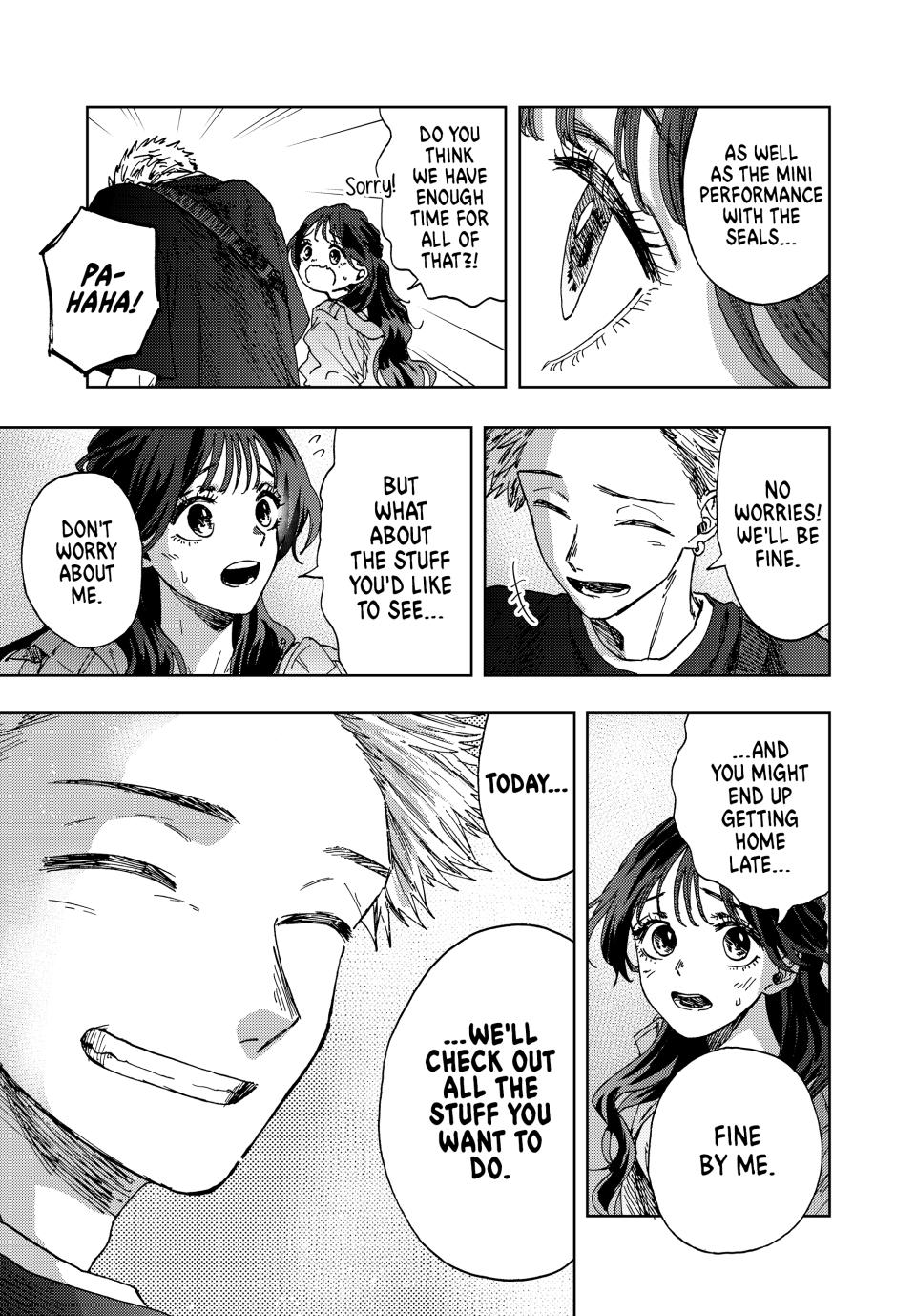 Kaoru Hana wa Rin to Saku Chapter 18 page 11 - Chapter 18: Aquarium