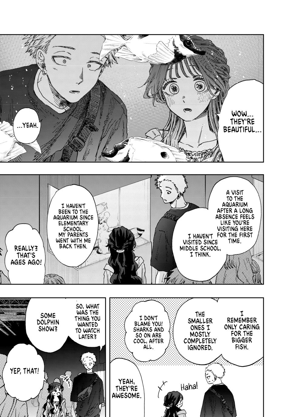 Kaoru Hana wa Rin to Saku Chapter 18 page 9 - Chapter 18: Aquarium