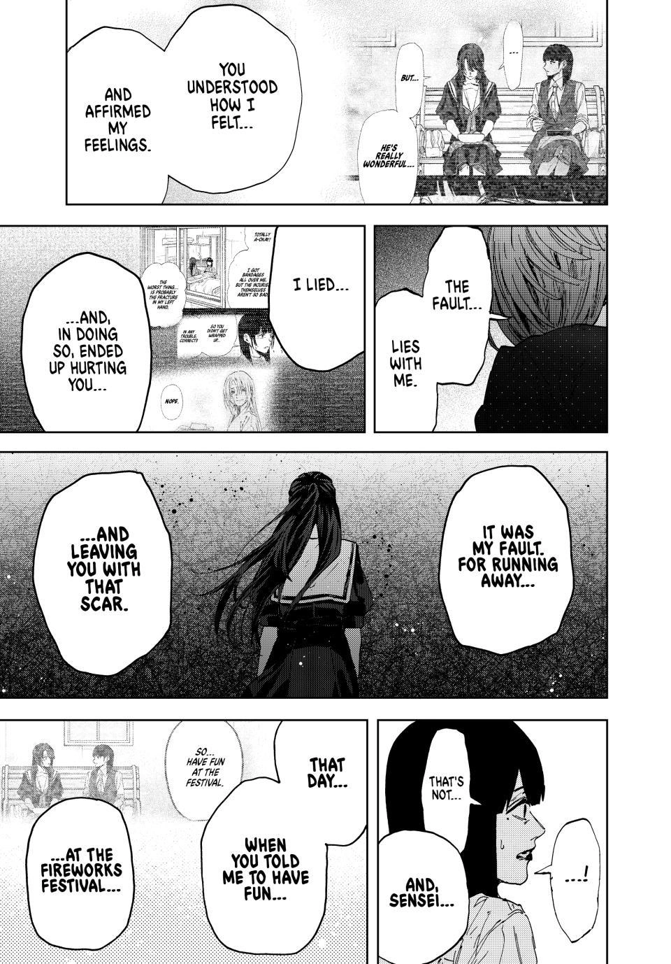 Kaoru Hana wa Rin to Saku Chapter 186 page 13 - Chapter 186: Stitching Together
