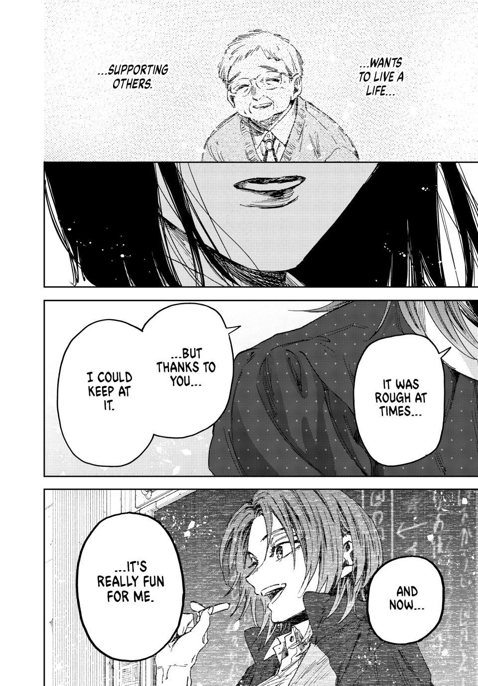 Kaoru Hana wa Rin to Saku Chapter 186 page 18 - Chapter 186: Stitching Together