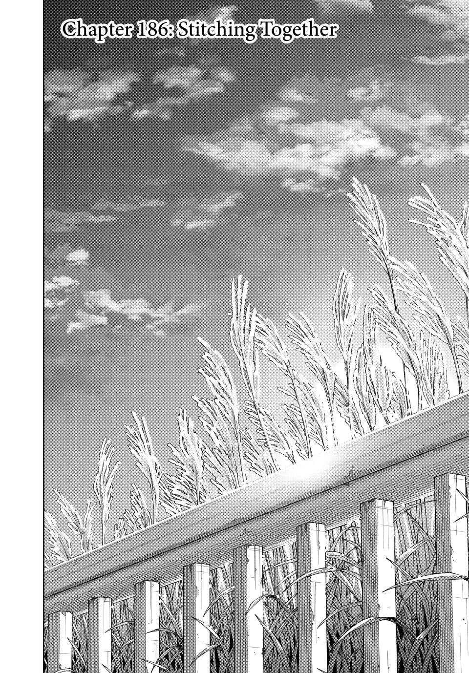 Kaoru Hana wa Rin to Saku Chapter 186 page 4 - Chapter 186: Stitching Together
