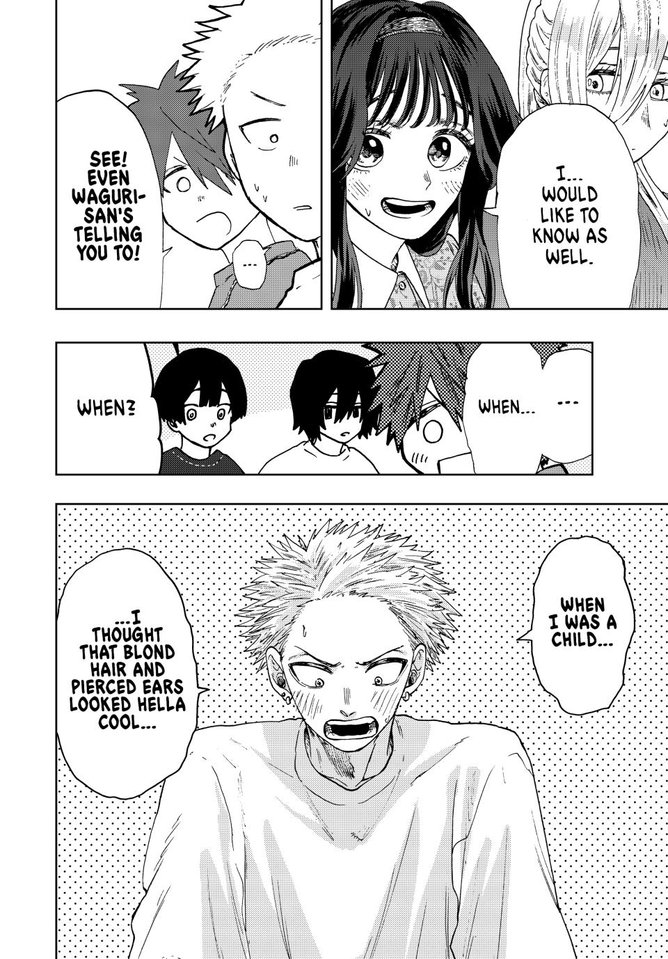 Kaoru Hana wa Rin to Saku Chapter 21 page 12 - Chapter 21: Blond Hair and Pierced Ears