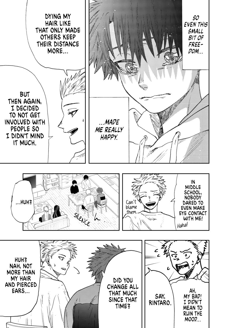 Kaoru Hana wa Rin to Saku Chapter 21 page 17 - Chapter 21: Blond Hair and Pierced Ears