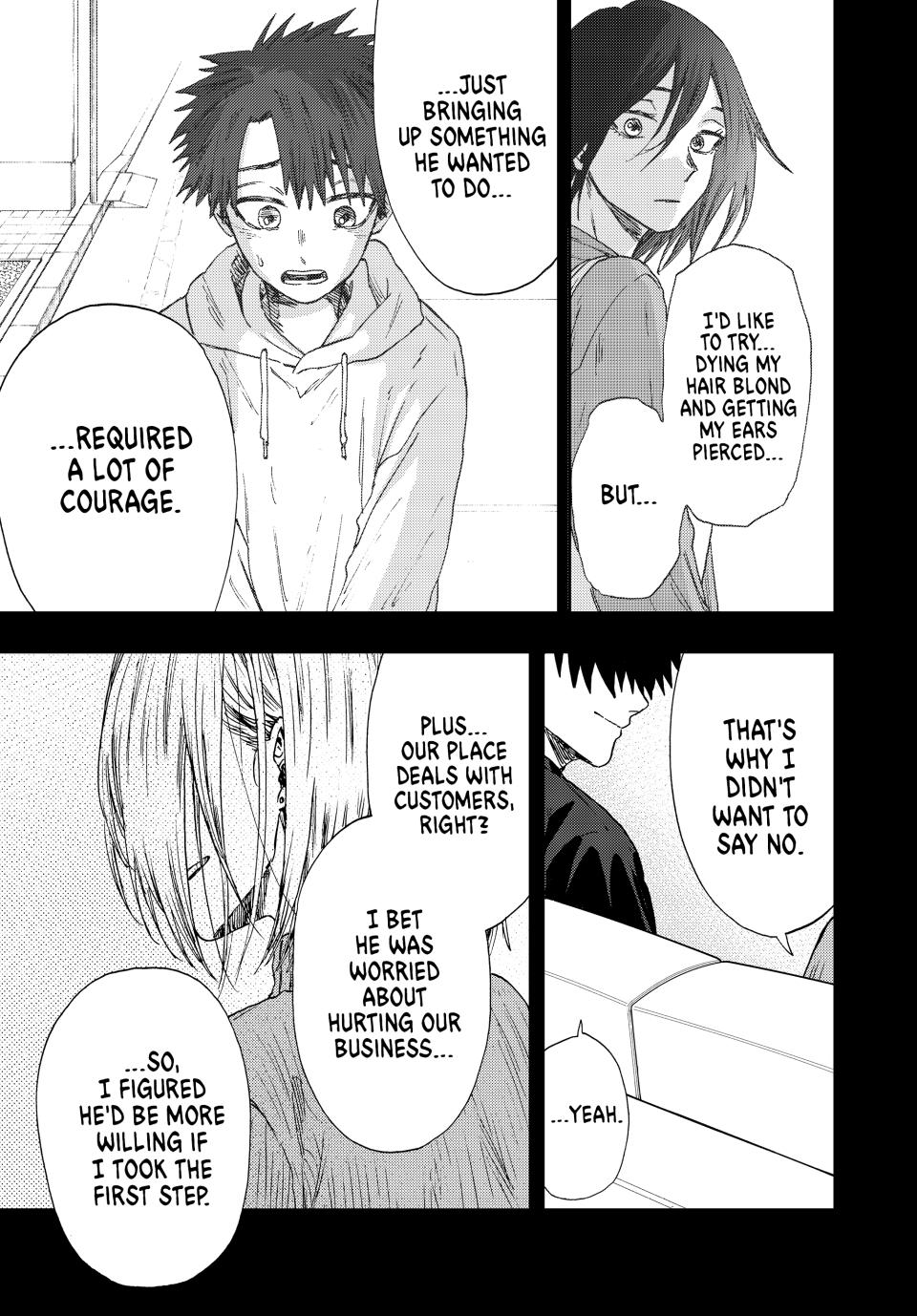 Kaoru Hana wa Rin to Saku Chapter 22 page 7 - Chapter 22: A Mother's Feelings
