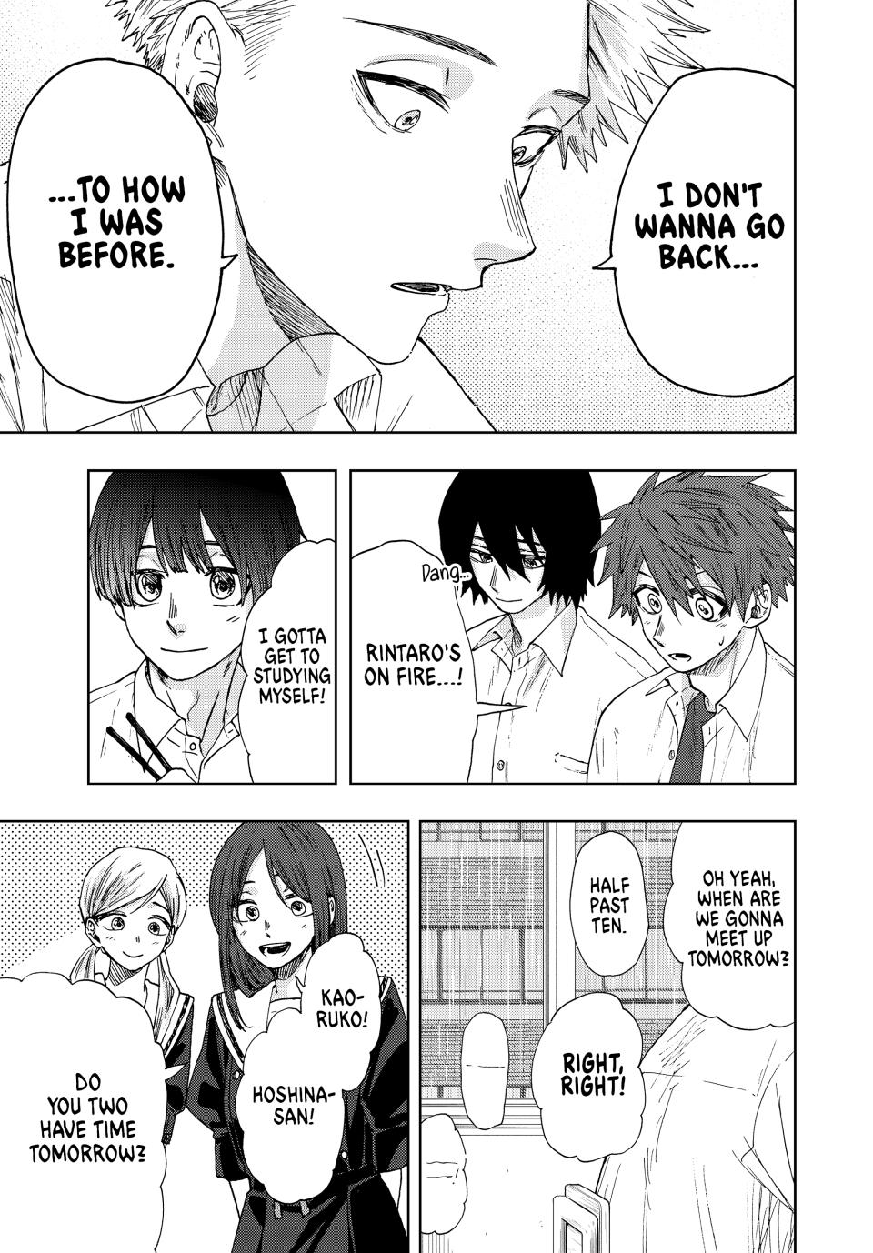 Kaoru Hana wa Rin to Saku Chapter 23 page 3 - Chapter 23: Six Person Study Group