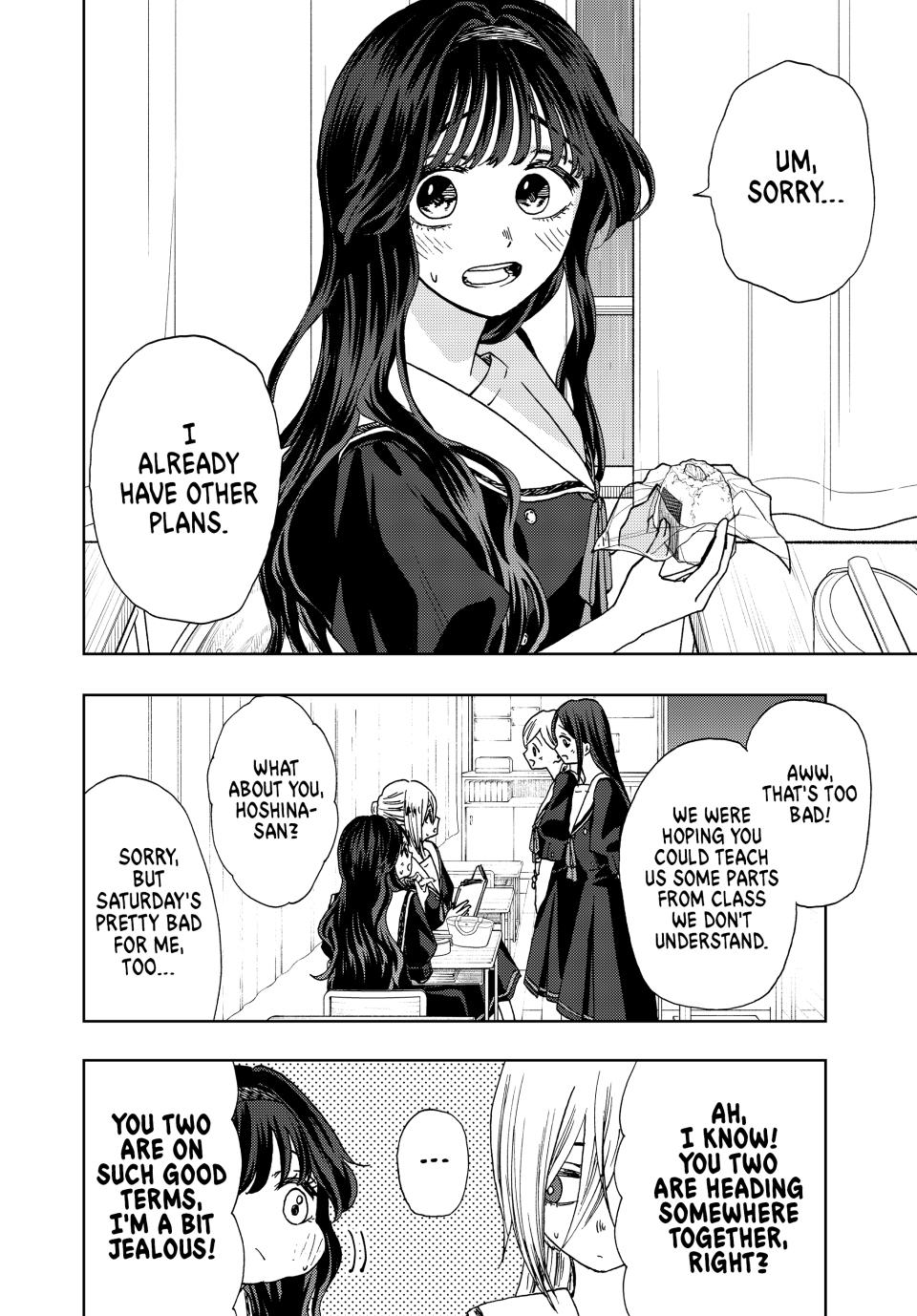 Kaoru Hana wa Rin to Saku Chapter 23 page 4 - Chapter 23: Six Person Study Group