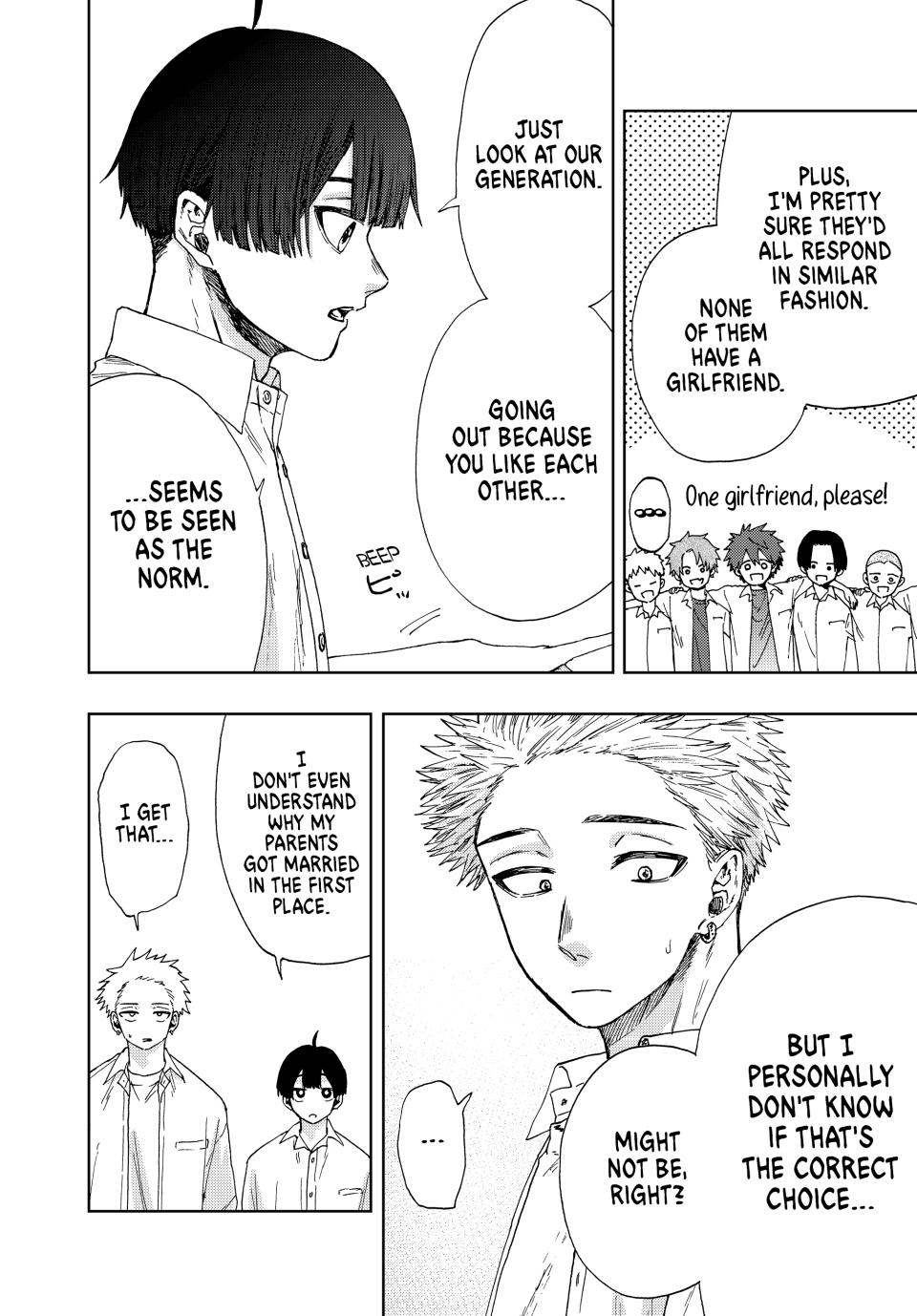 Kaoru Hana wa Rin to Saku Chapter 26 page 6 - Chapter 26: Yorita and Rintaro