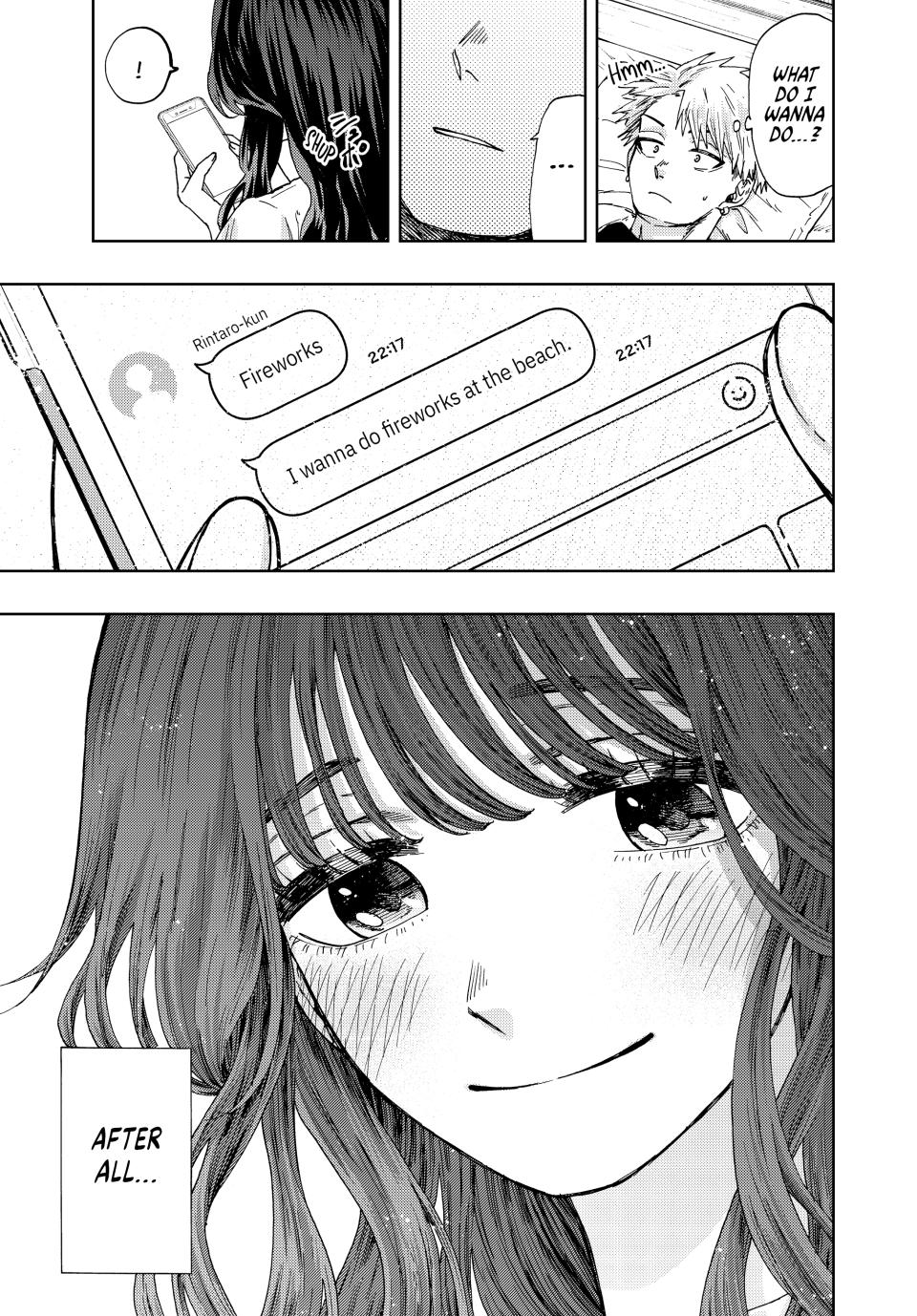 Kaoru Hana wa Rin to Saku Chapter 27 page 17 - Chapter 27: Group Chat