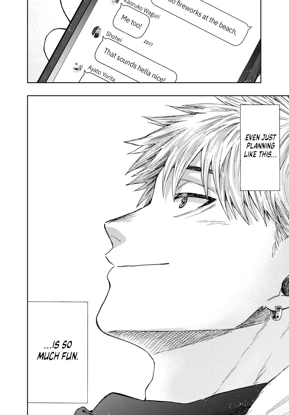 Kaoru Hana wa Rin to Saku Chapter 27 page 18 - Chapter 27: Group Chat