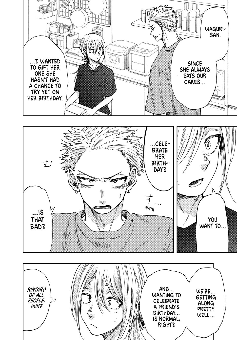 Kaoru Hana wa Rin to Saku Chapter 28 page 10 - Chapter 28: Waguri-san's Birthday