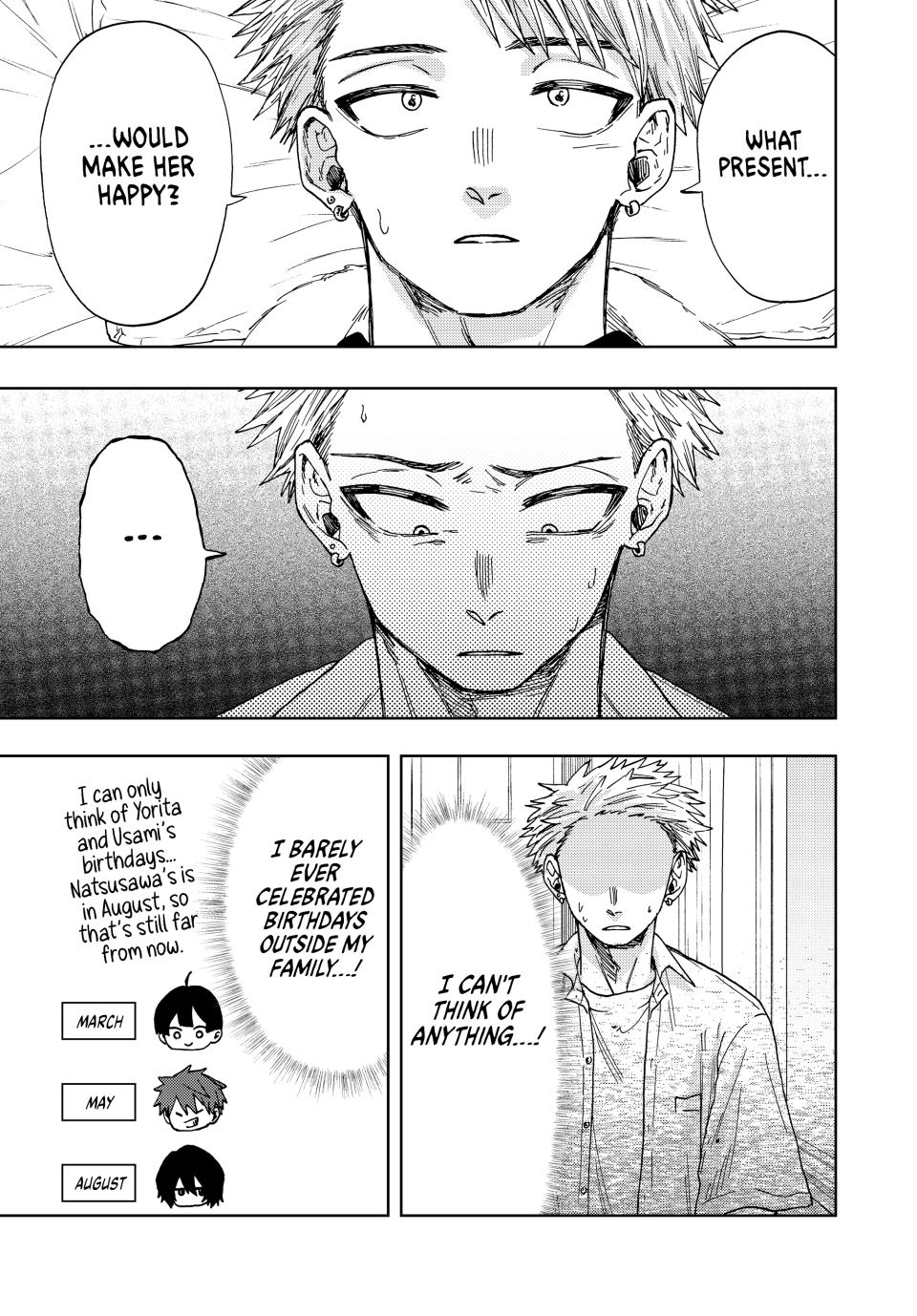 Kaoru Hana wa Rin to Saku Chapter 28 page 5 - Chapter 28: Waguri-san's Birthday