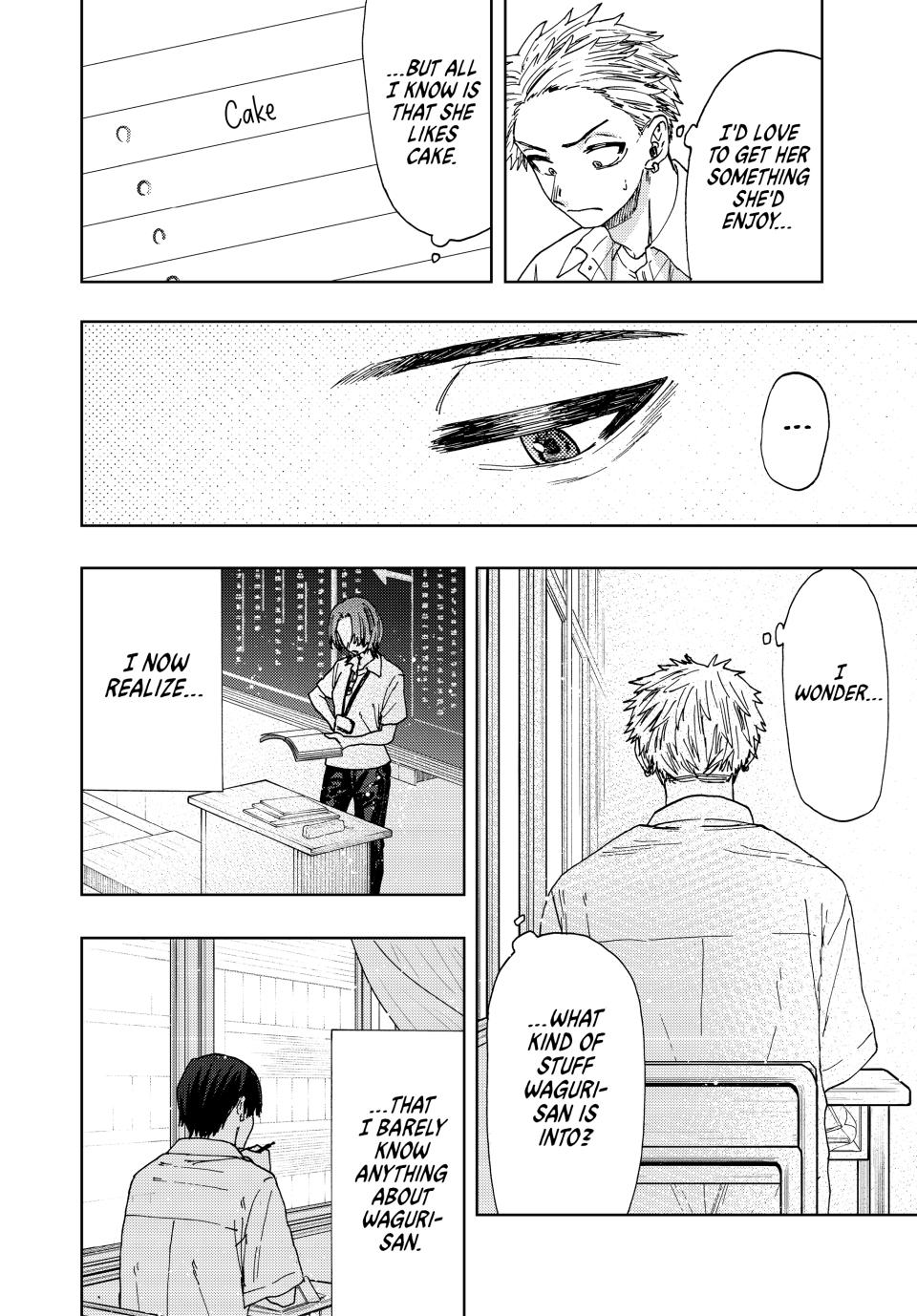 Kaoru Hana wa Rin to Saku Chapter 28 page 6 - Chapter 28: Waguri-san's Birthday