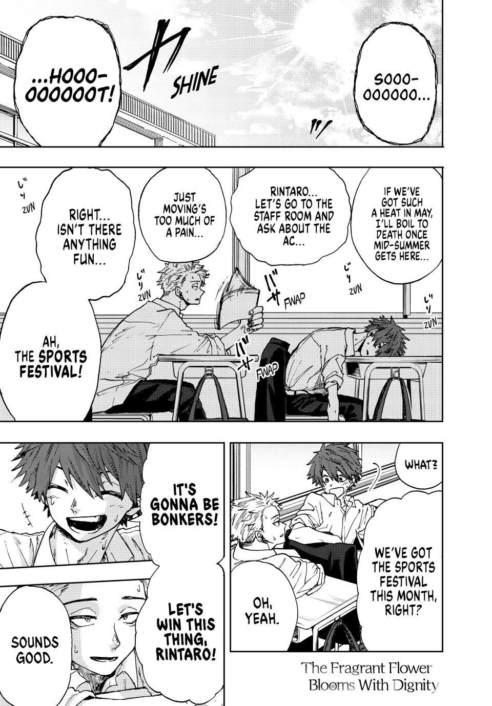 Kaoru Hana wa Rin to Saku Chapter 3 page 1 - Chapter 3: Exam Crunch