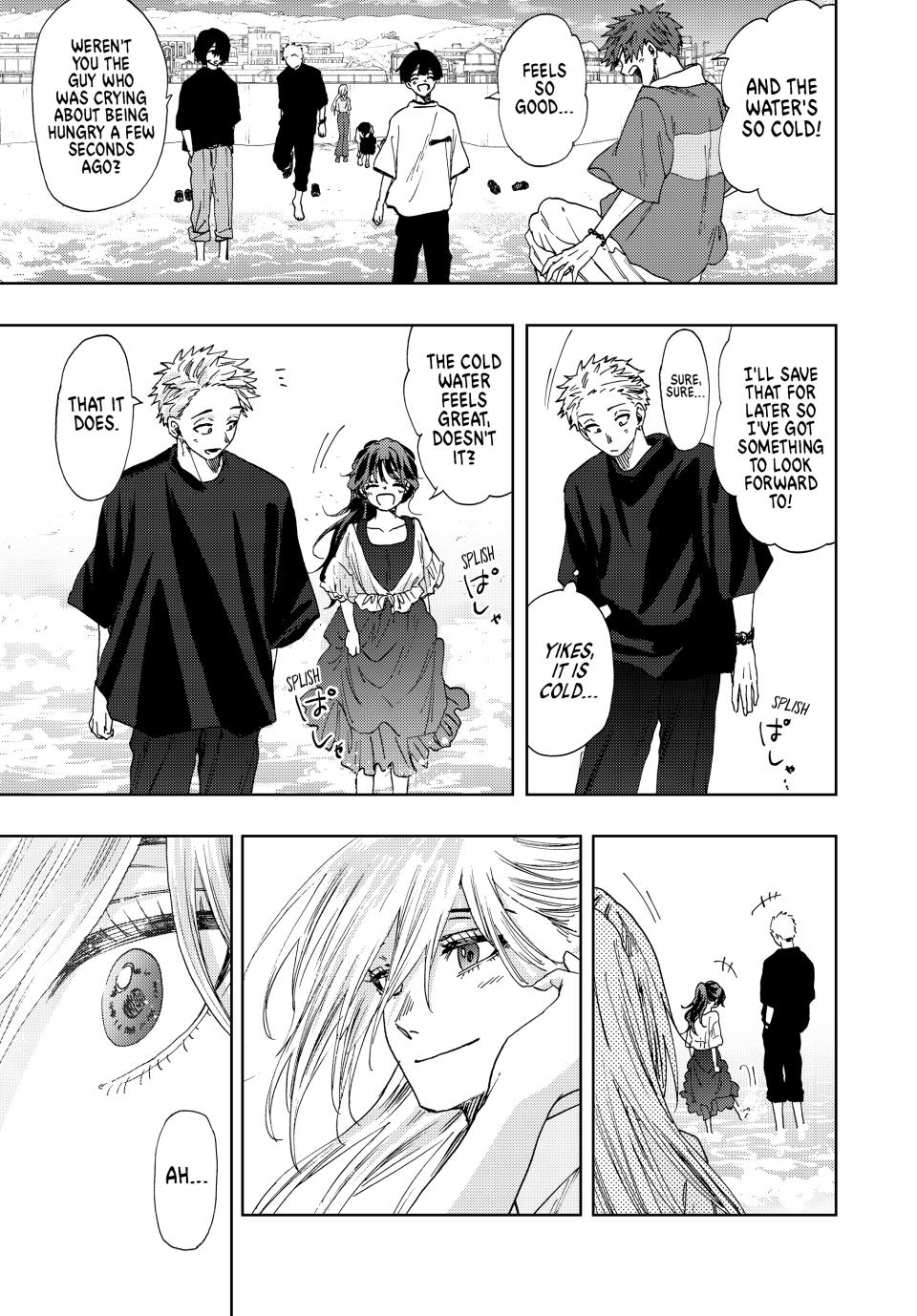 Kaoru Hana wa Rin to Saku Chapter 33 page 11 - Chapter 33: Bewilderment at the Beachside