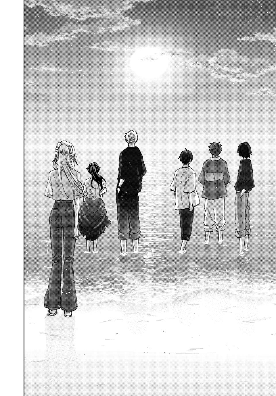 Kaoru Hana wa Rin to Saku Chapter 33 page 12 - Chapter 33: Bewilderment at the Beachside