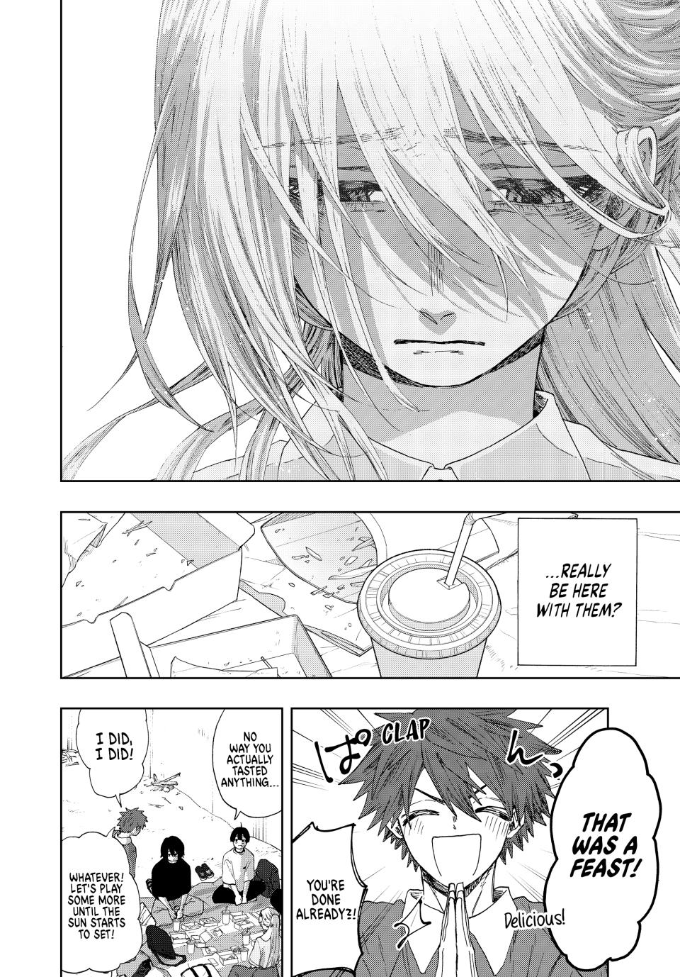 Kaoru Hana wa Rin to Saku Chapter 33 page 16 - Chapter 33: Bewilderment at the Beachside